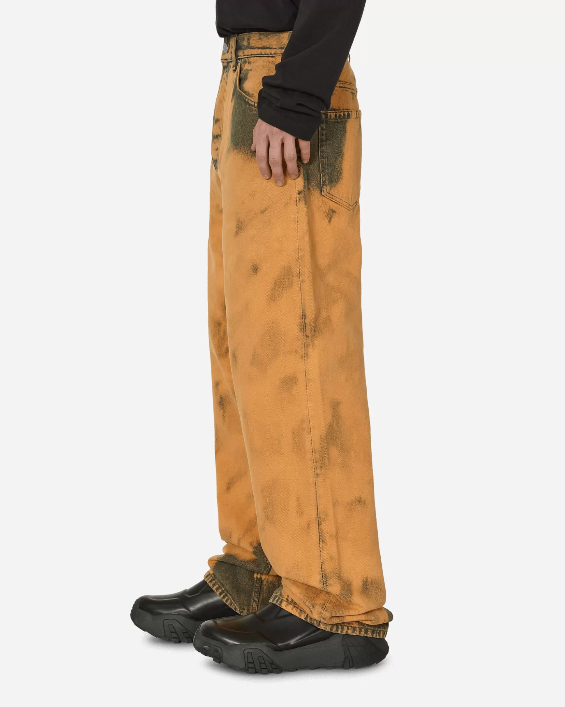 Dries Van Noten Loose Fit Tie-Dye Jeans Light Rust Cheap