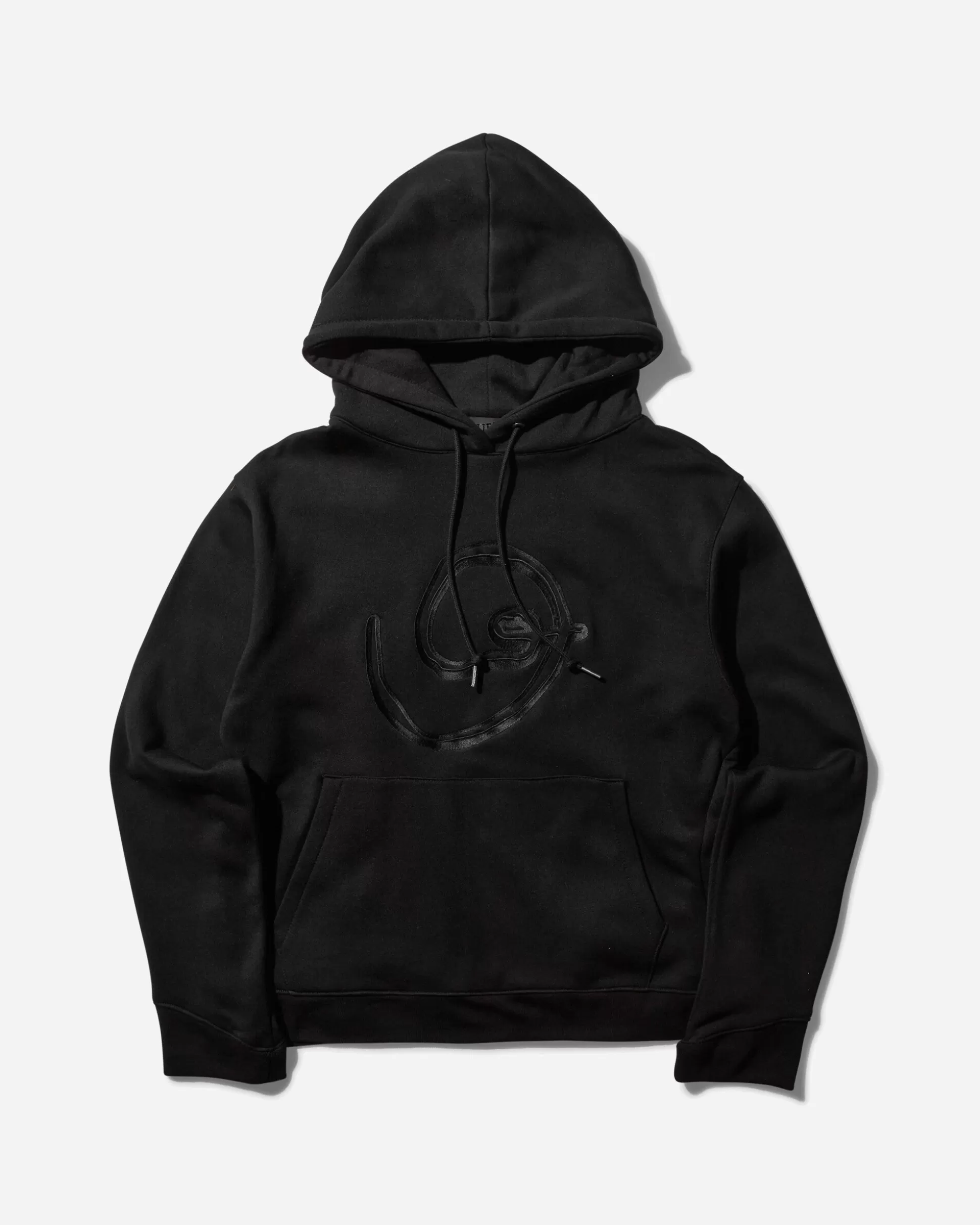 Lueder Men's Embroidered Spiral Hoodie Black Cheap