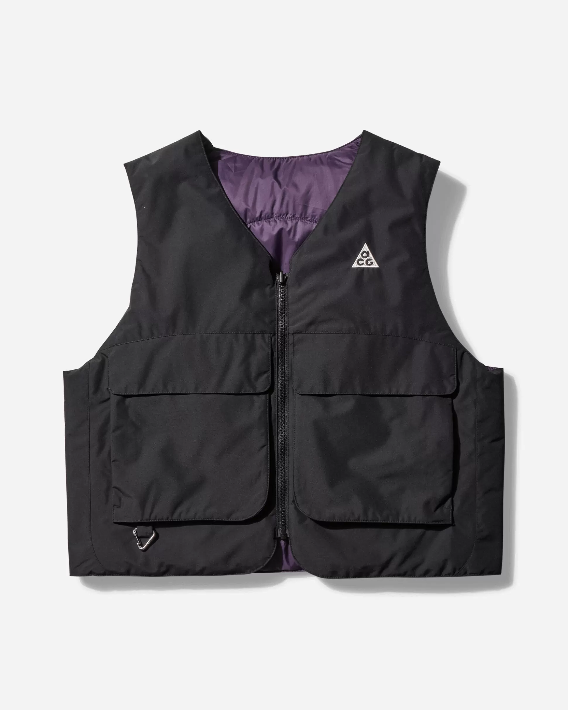 Nike Men's ACG Skull Peak PrimaLoft Reversible Vest Black / Dark Raisin Fashion