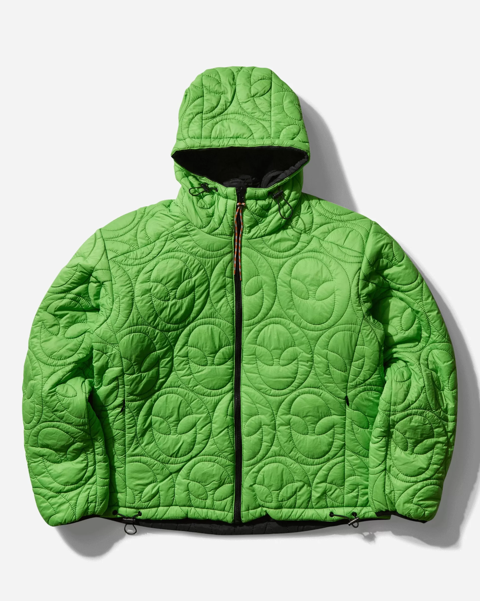 No Problemo Men's Alien-O Reversible Quilted Liner Jacket Green / Black Cheap