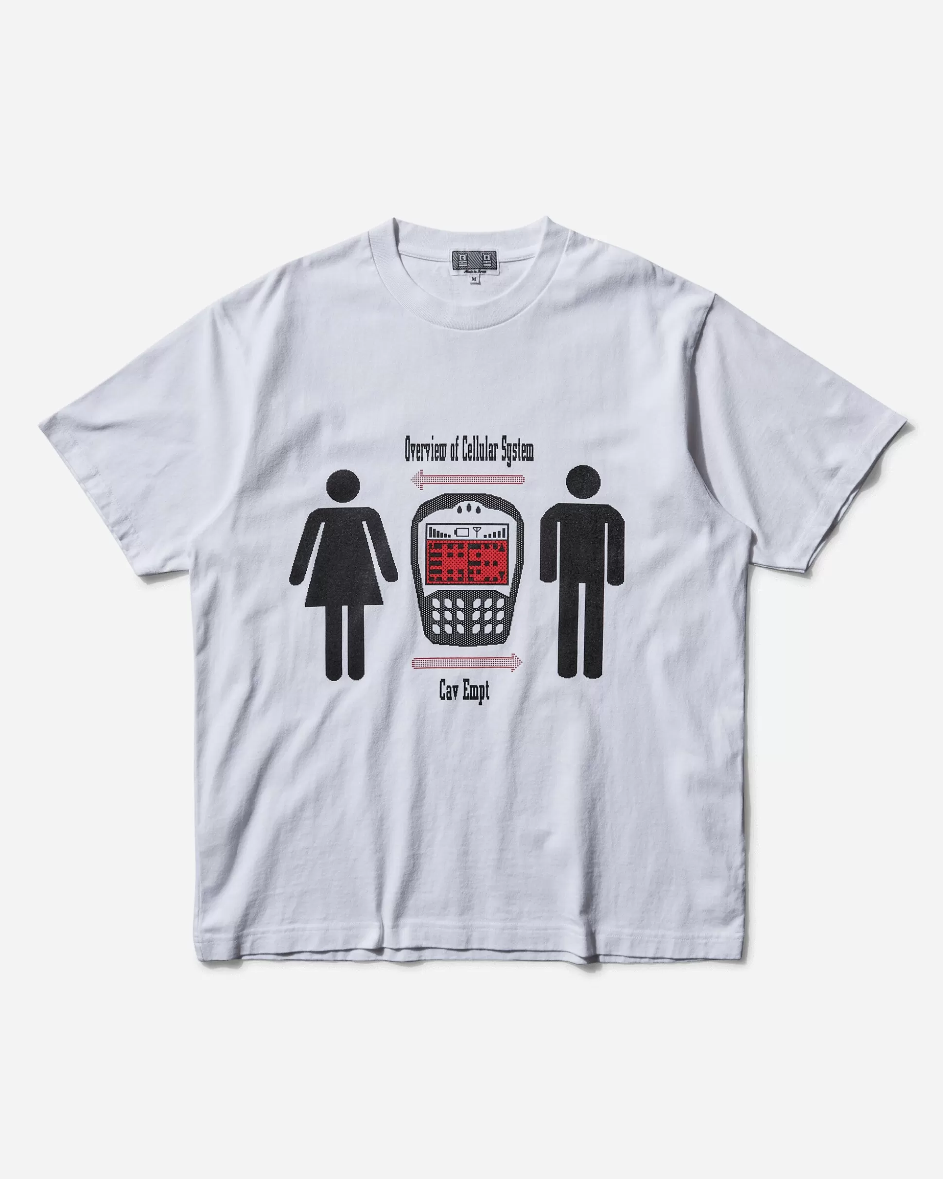 Cav Empt Men's Cellular System T-Shirt White Outlet