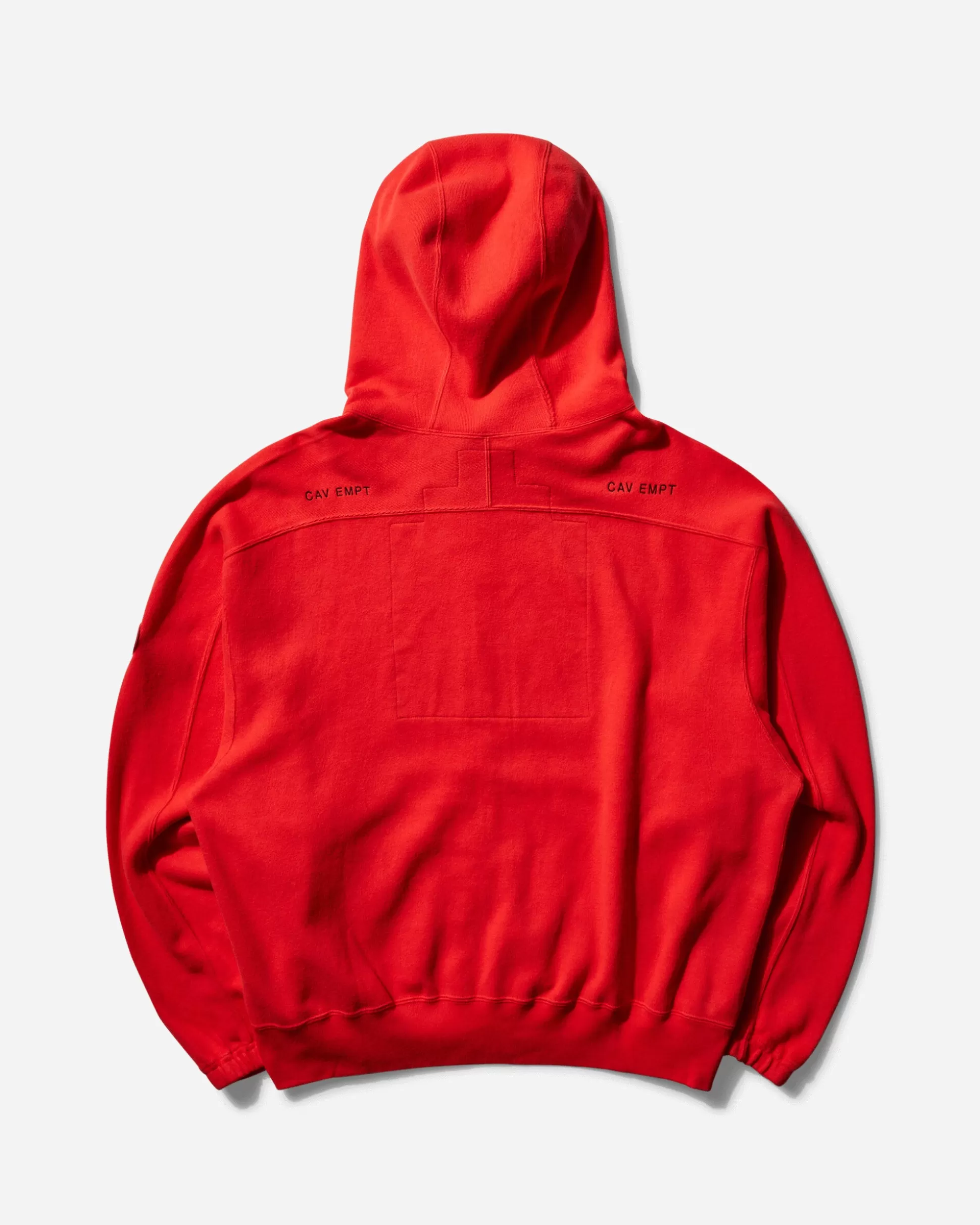 Cav Empt Men's DBL Knit Zip Hoodie Red Fashion