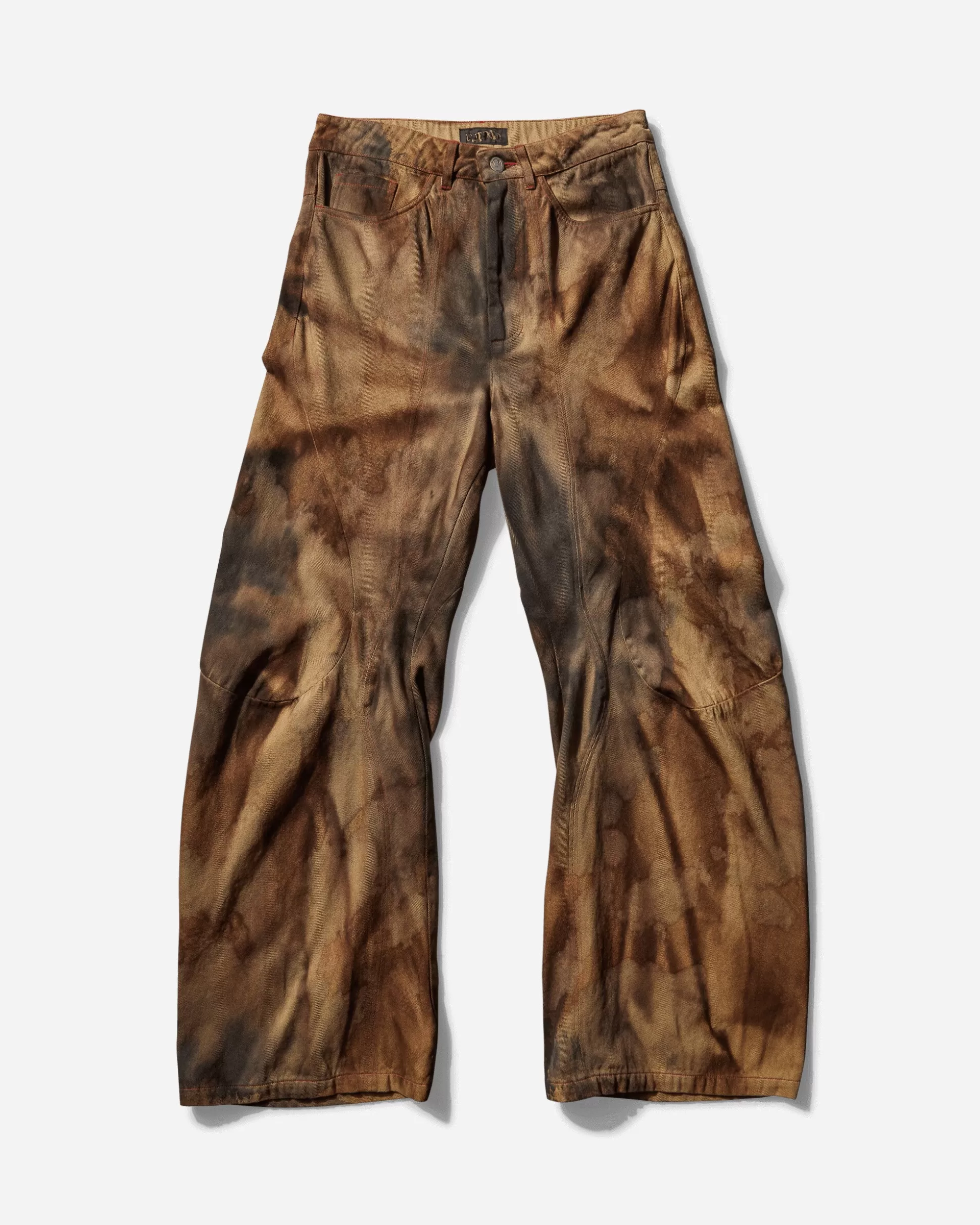 Lueder Men's Engineered Flare Jeans Acid Sienna Fashion