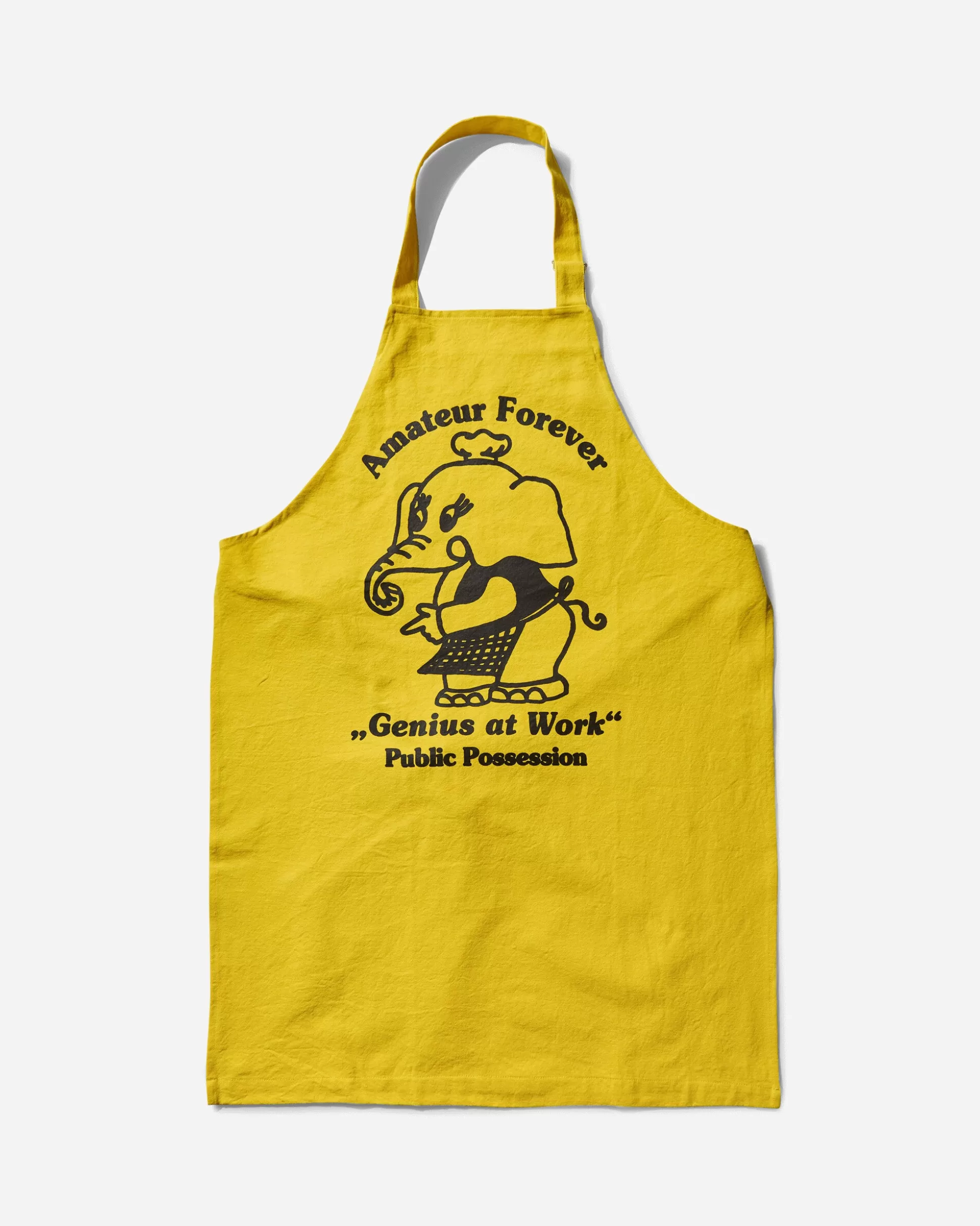 Public Possession Men's Genius Amateur Apron Ultra Yellow Hot