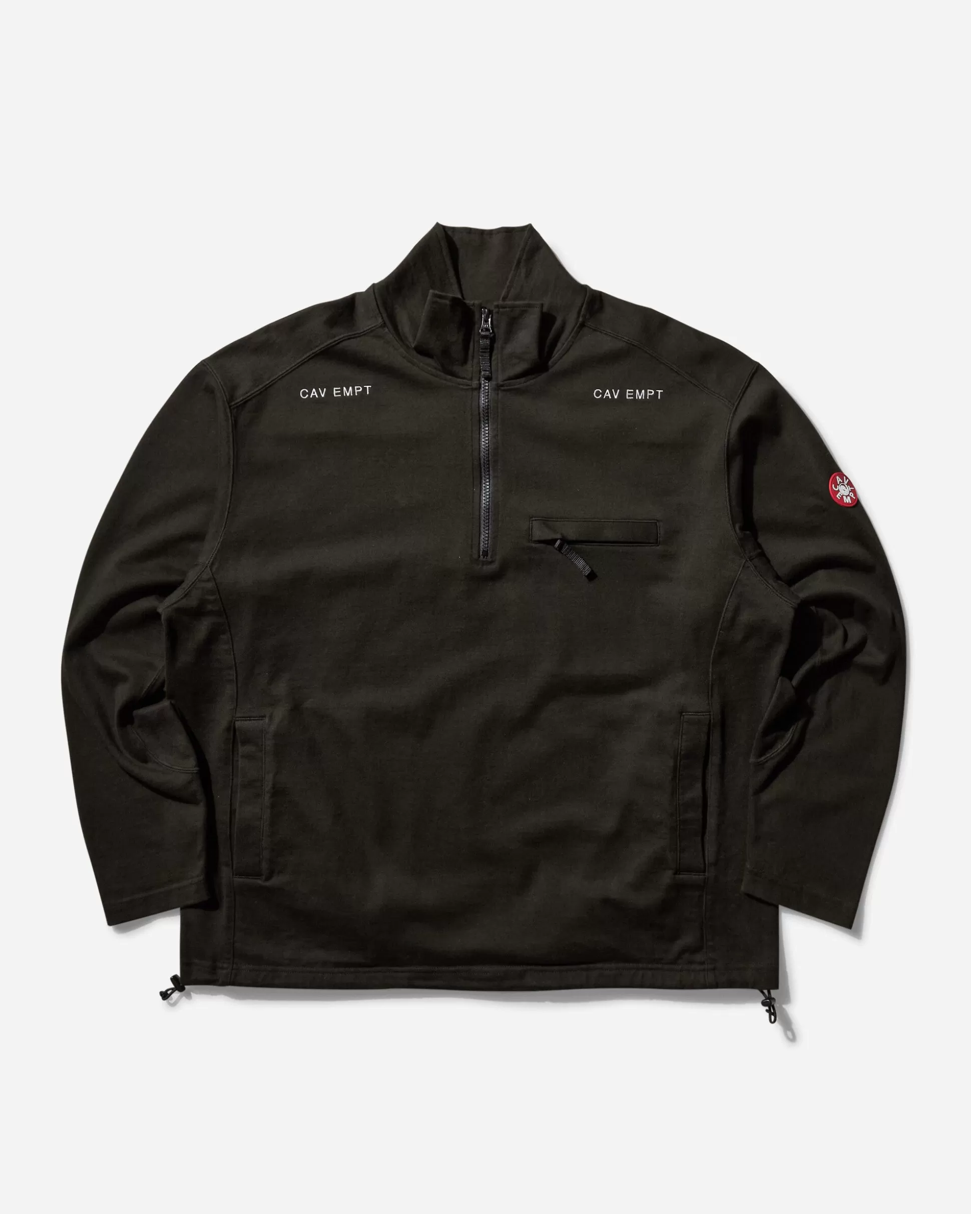 Cav Empt Men's Half Zip Light Pullover Black Discount