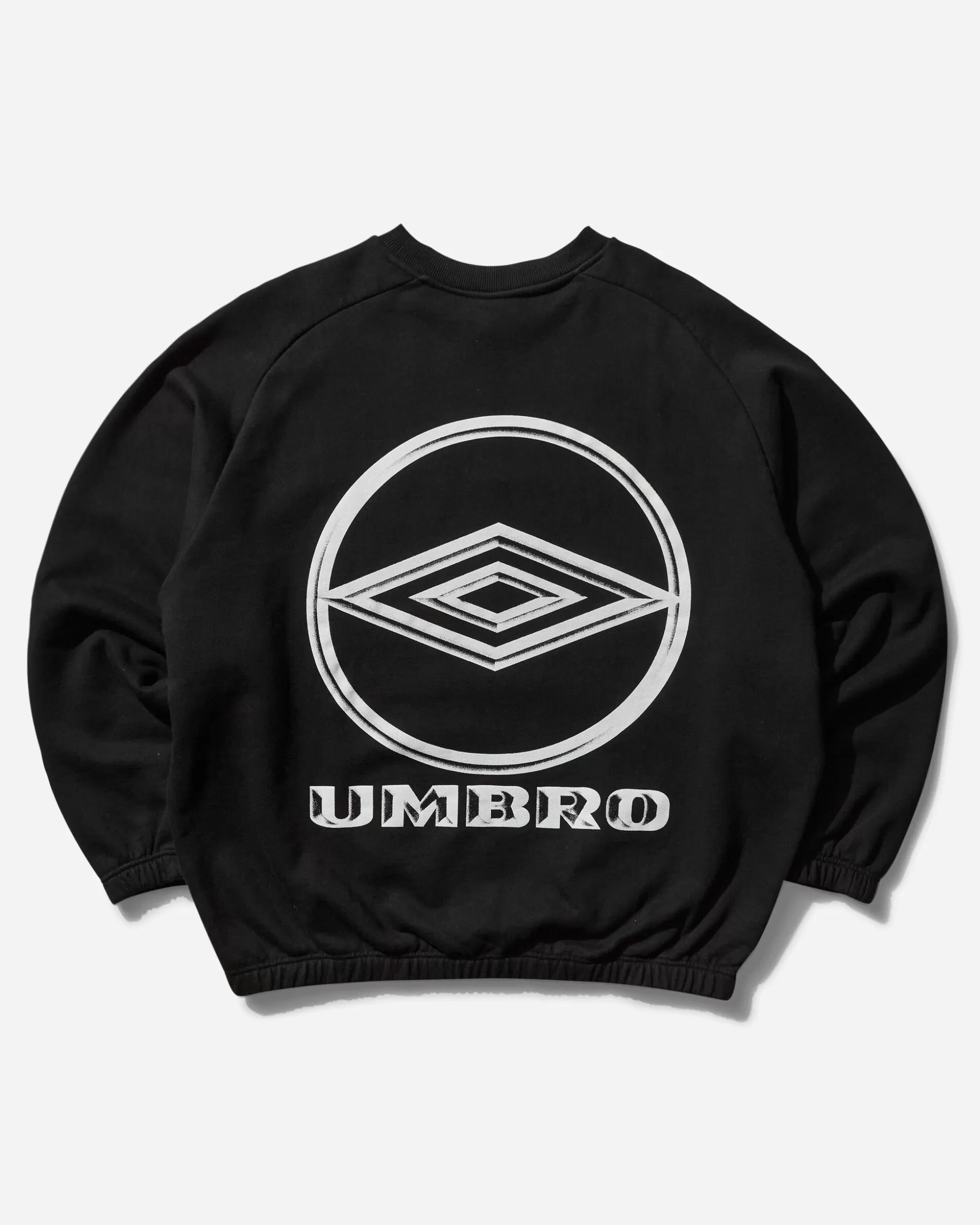 Umbro Men's Logo Crewneck Sweatshirt Black New