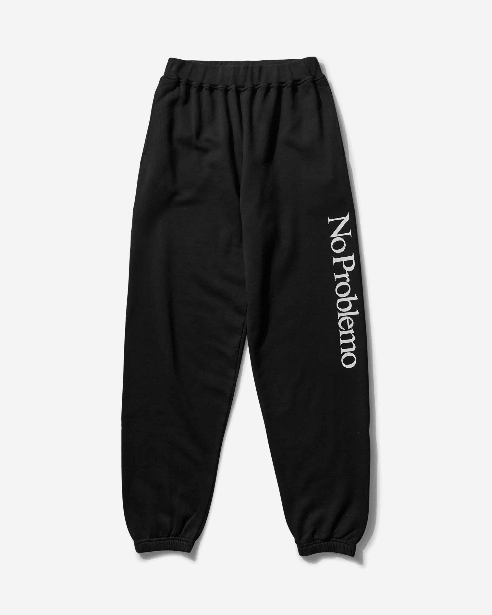 No Problemo Men's Logo Sweatpants Black Fashion