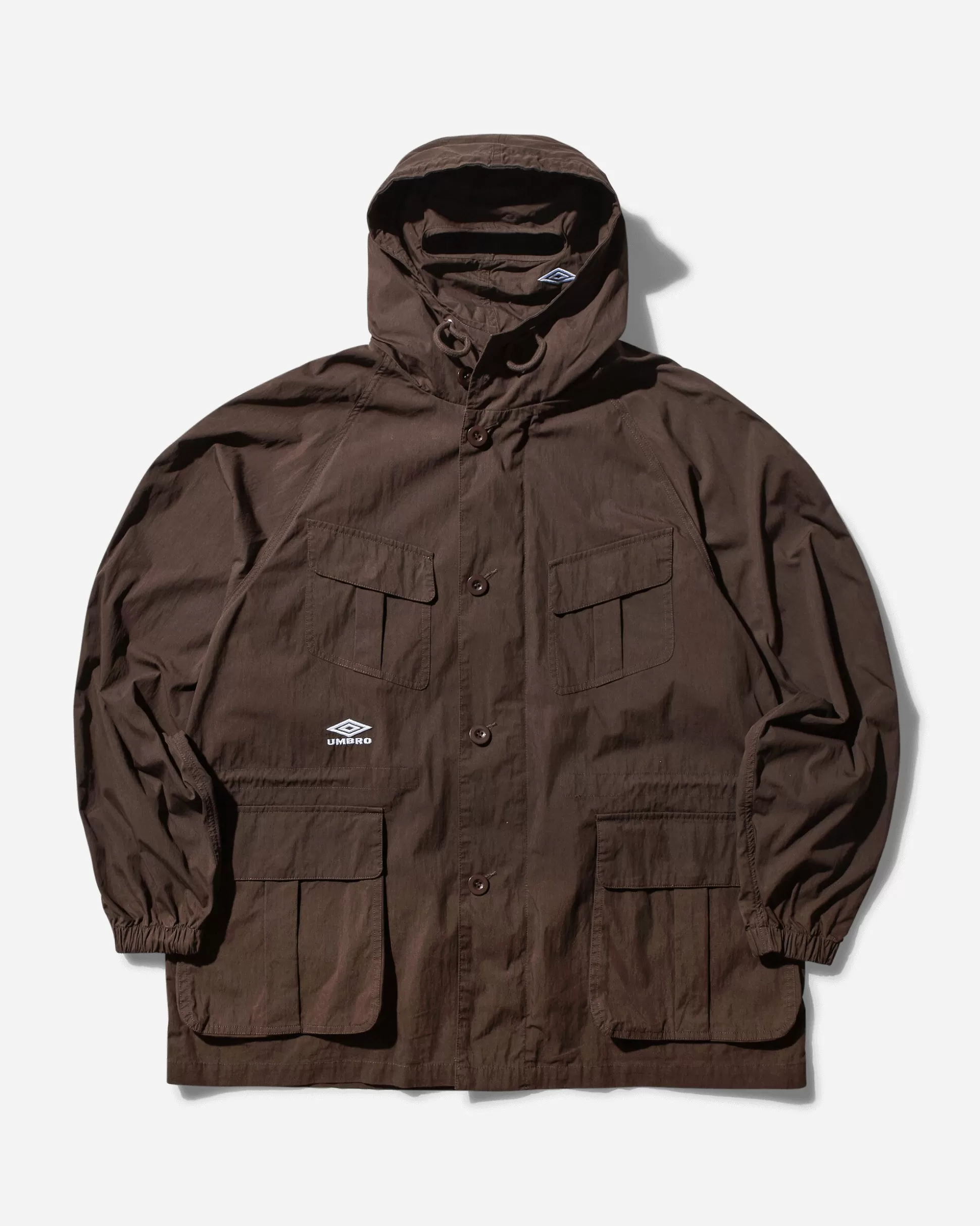 Umbro Men's Masked Field Jacket Dark Brown Clearance