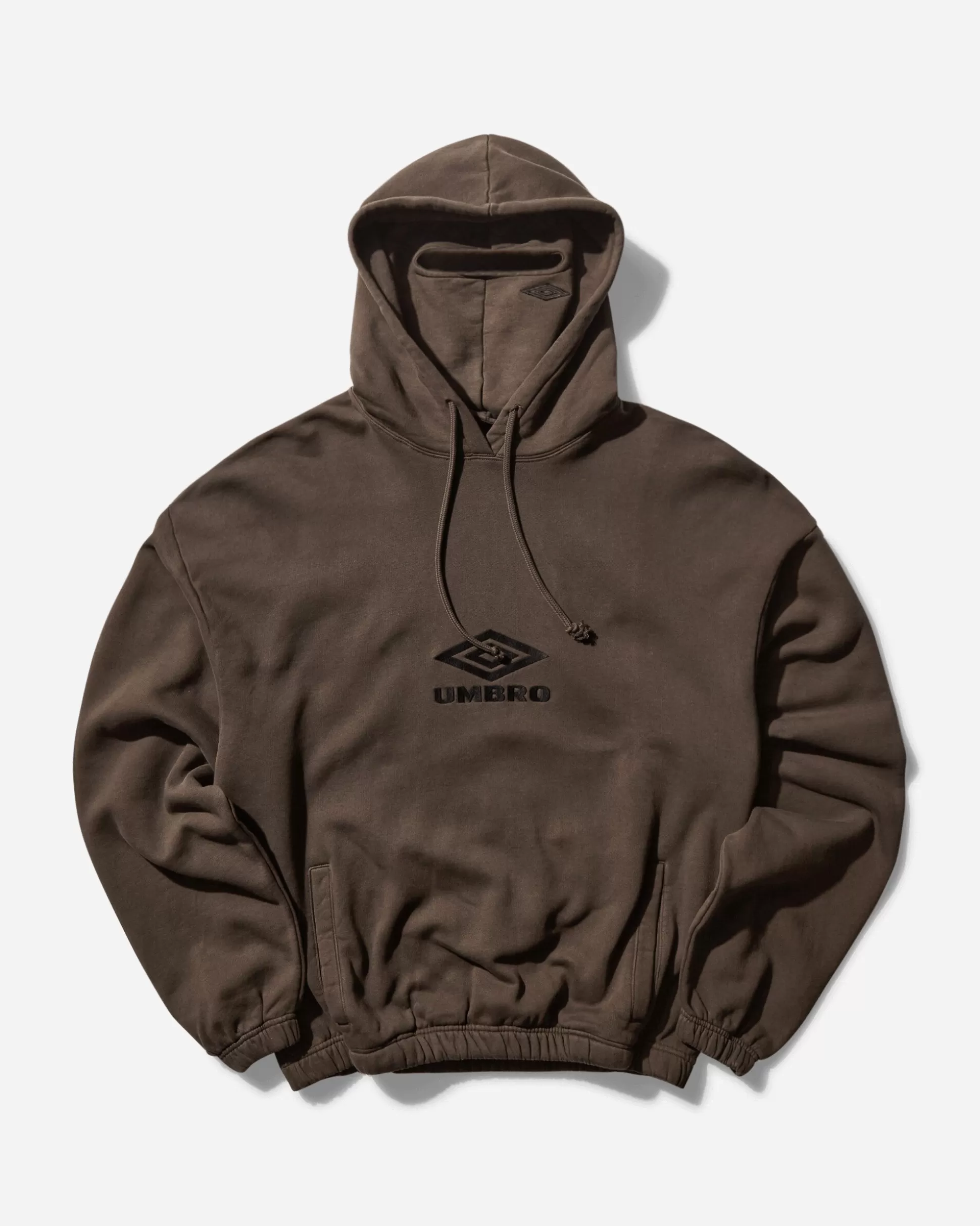 Umbro Men's Masked Hoodie Dark Brown Hot