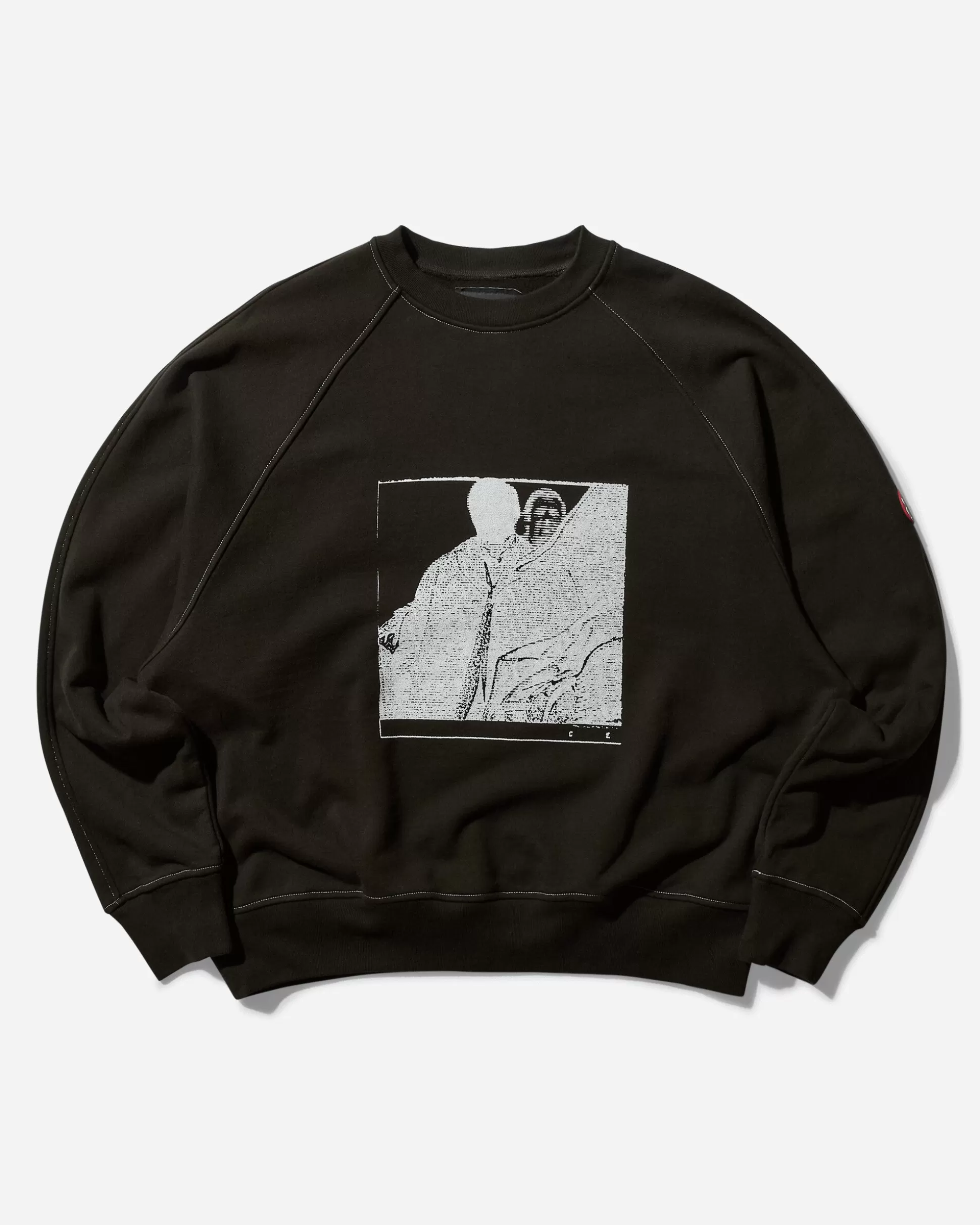 Cav Empt Men's MD Authorship Big Crewneck Sweatshirt Black New