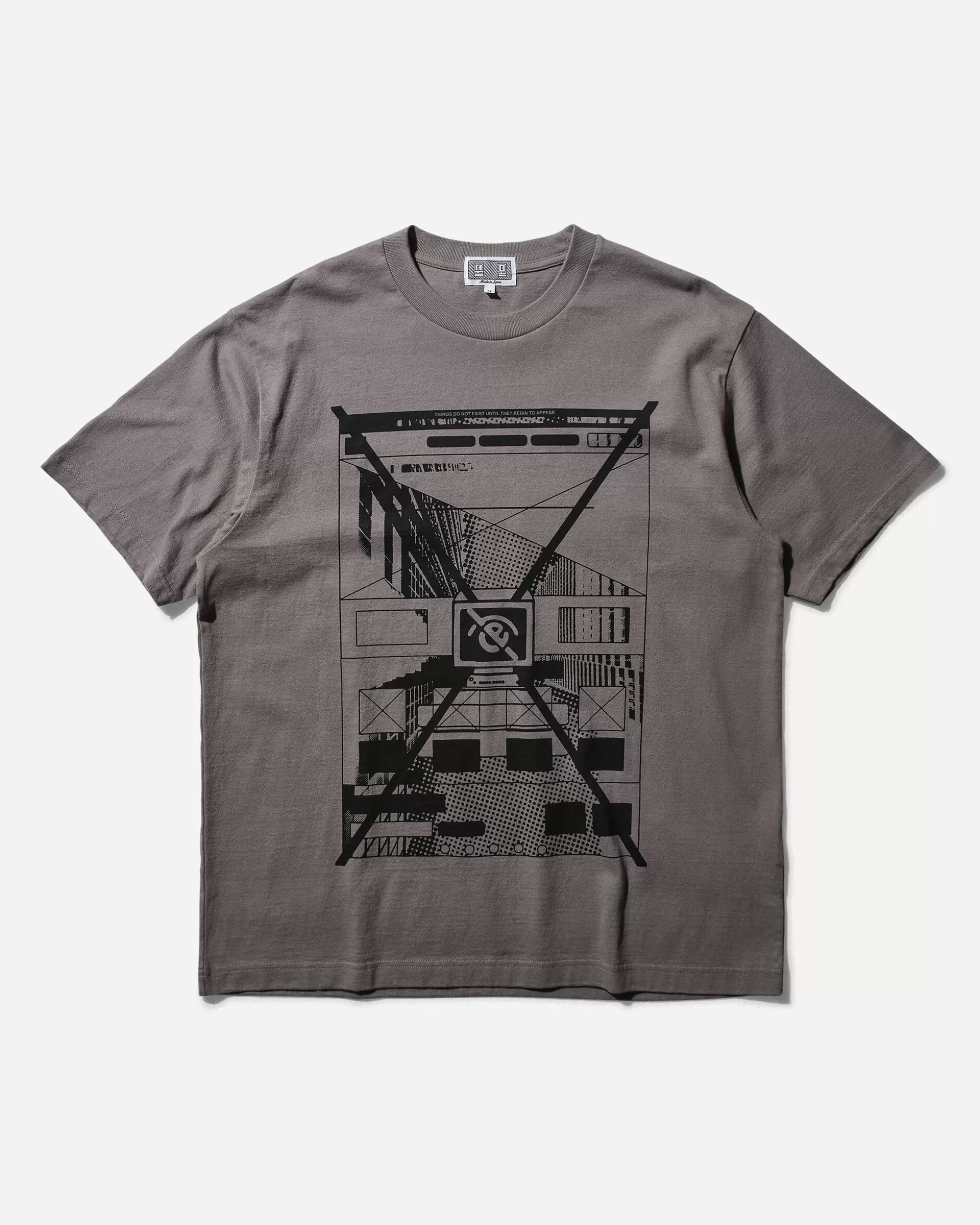 Cav Empt Men's MD Content Corrected T-Shirt Charcoal Cheap