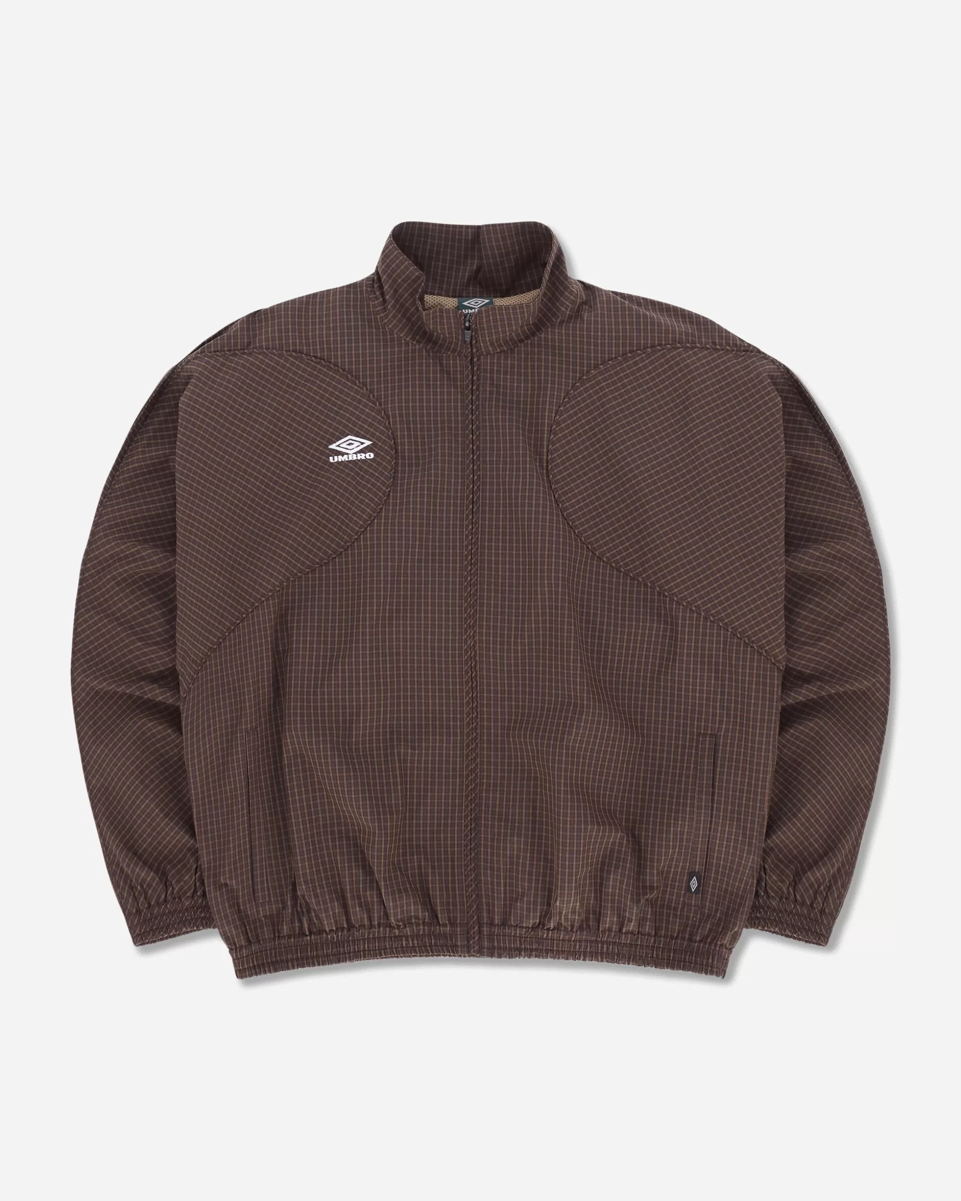Umbro Men's Mini Check Track Jacket Brown Online
