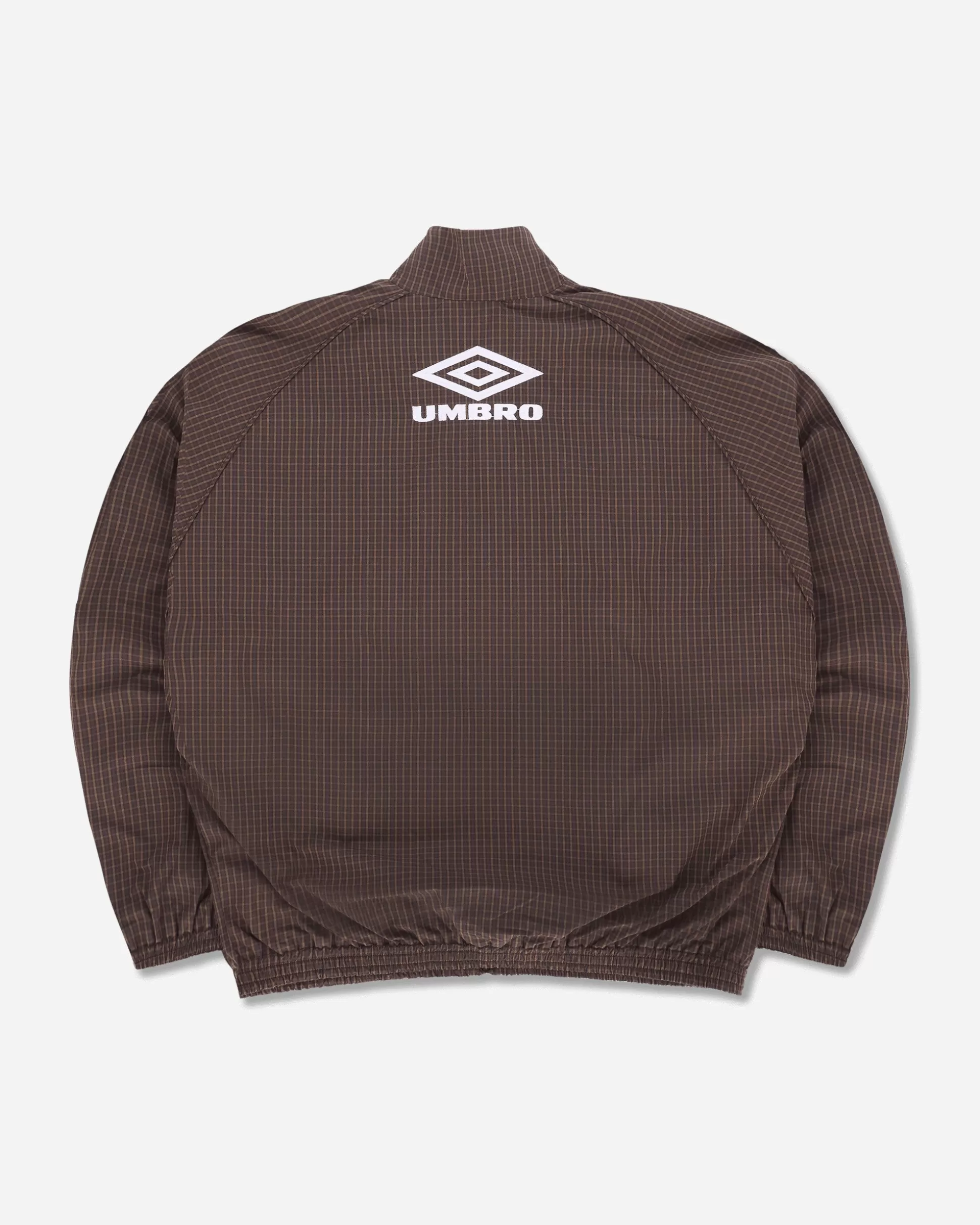 Umbro Men's Mini Check Track Jacket Brown Online