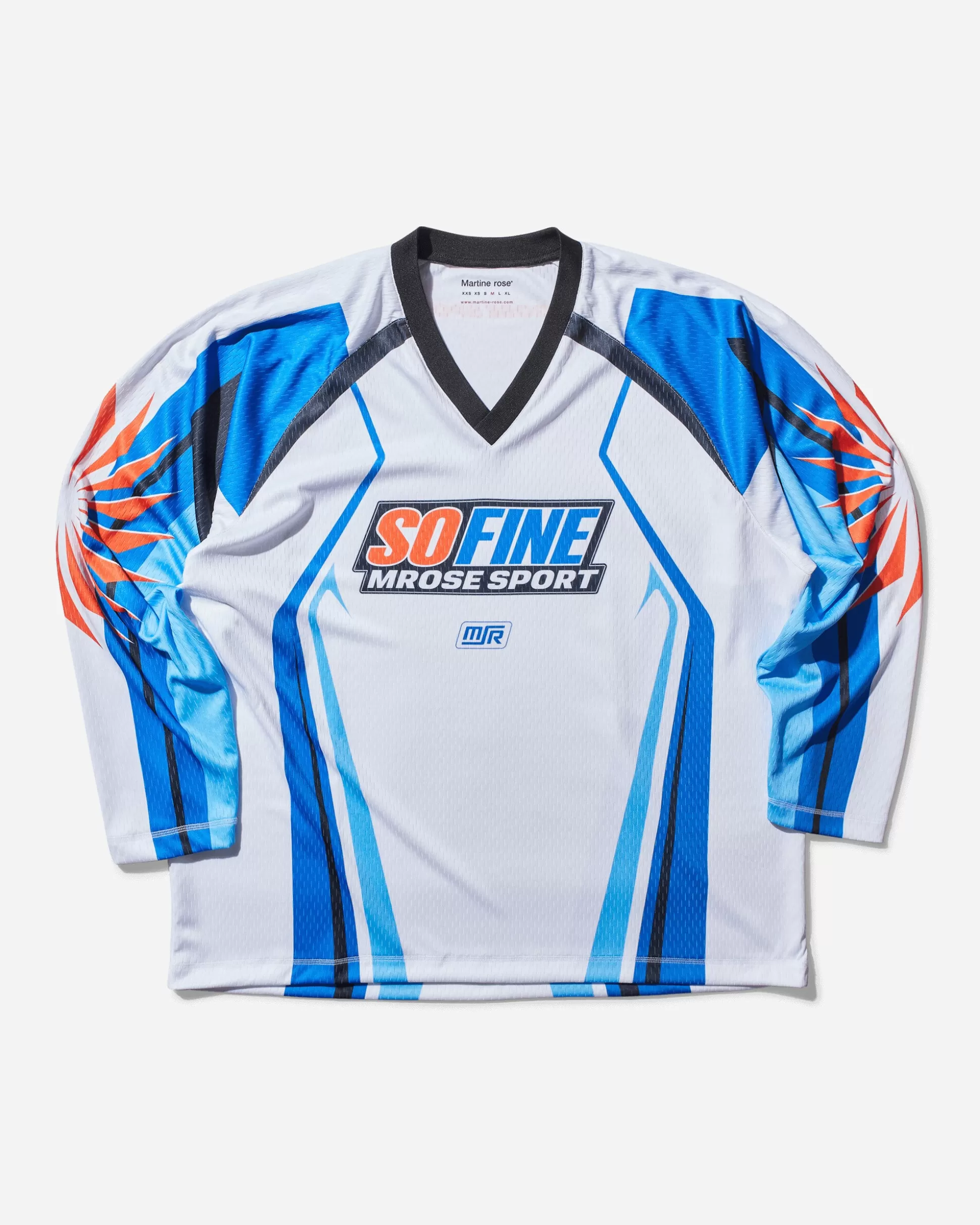 Martine Rose Men's Motorcross Jersey White Sale