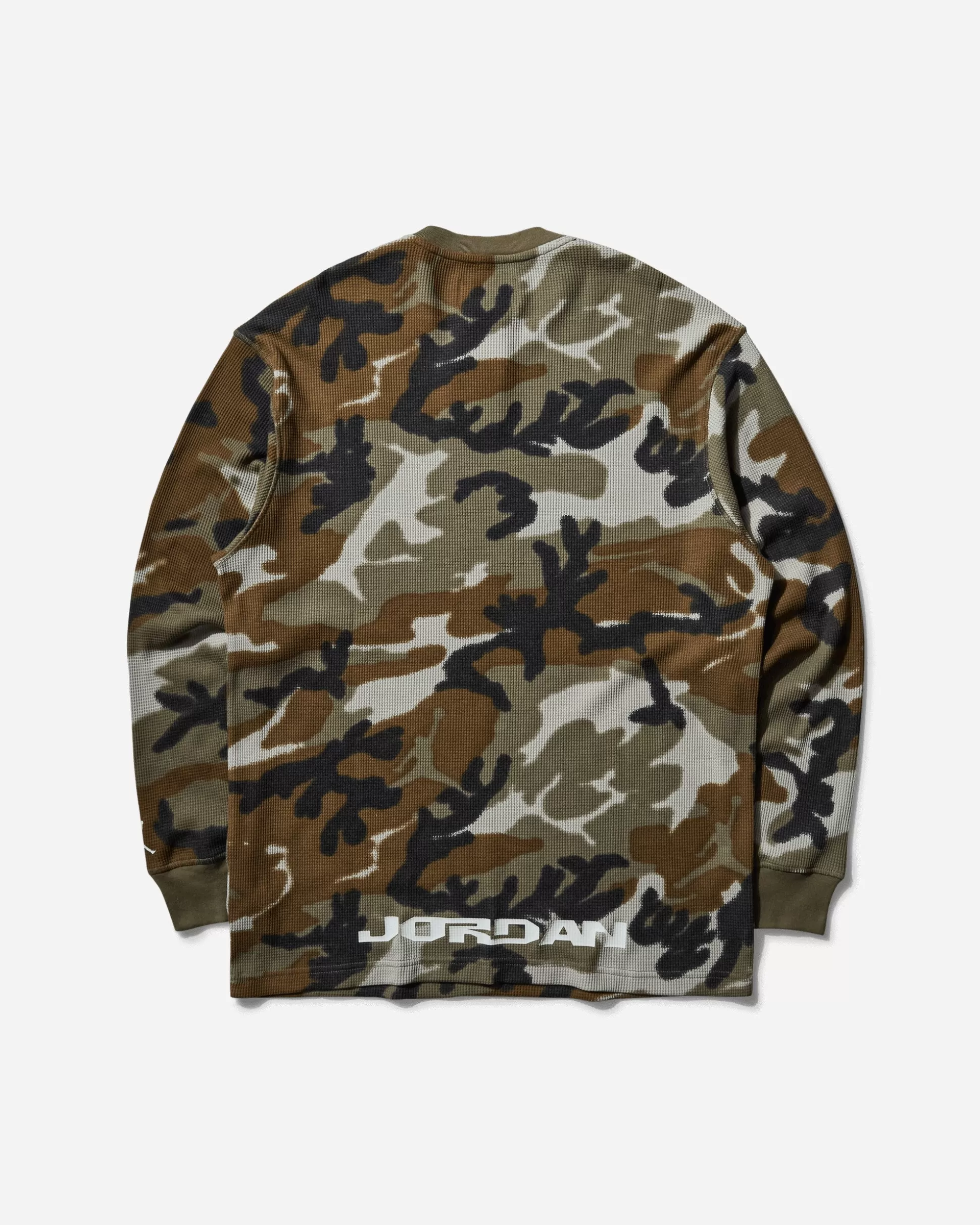 Nike Jordan Men's MVP Camo Longsleeve Top Light Olive / Sail Best Sale