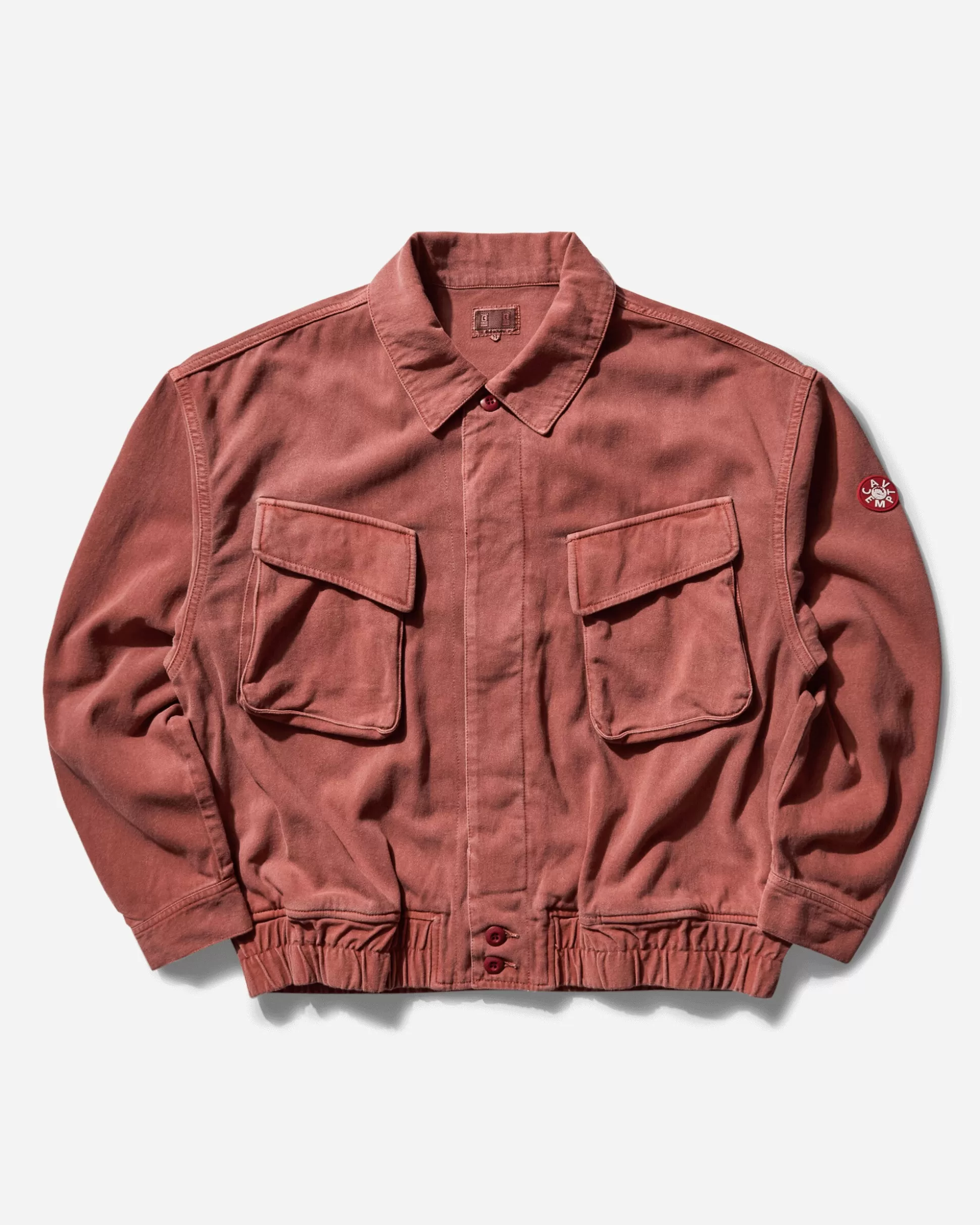 Cav Empt Men's Overdye Community Button Jacket Brown Clearance