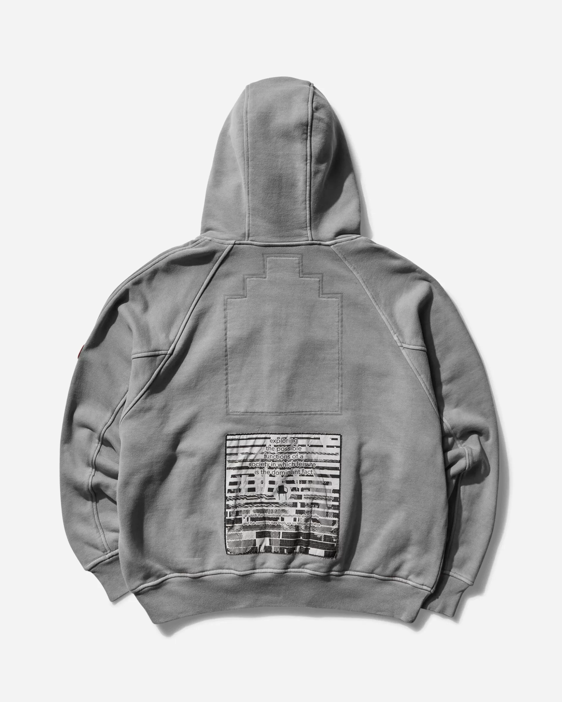 Cav Empt Men's Overdye MD Explorer Big Heavy Hoodie Grey Cheap