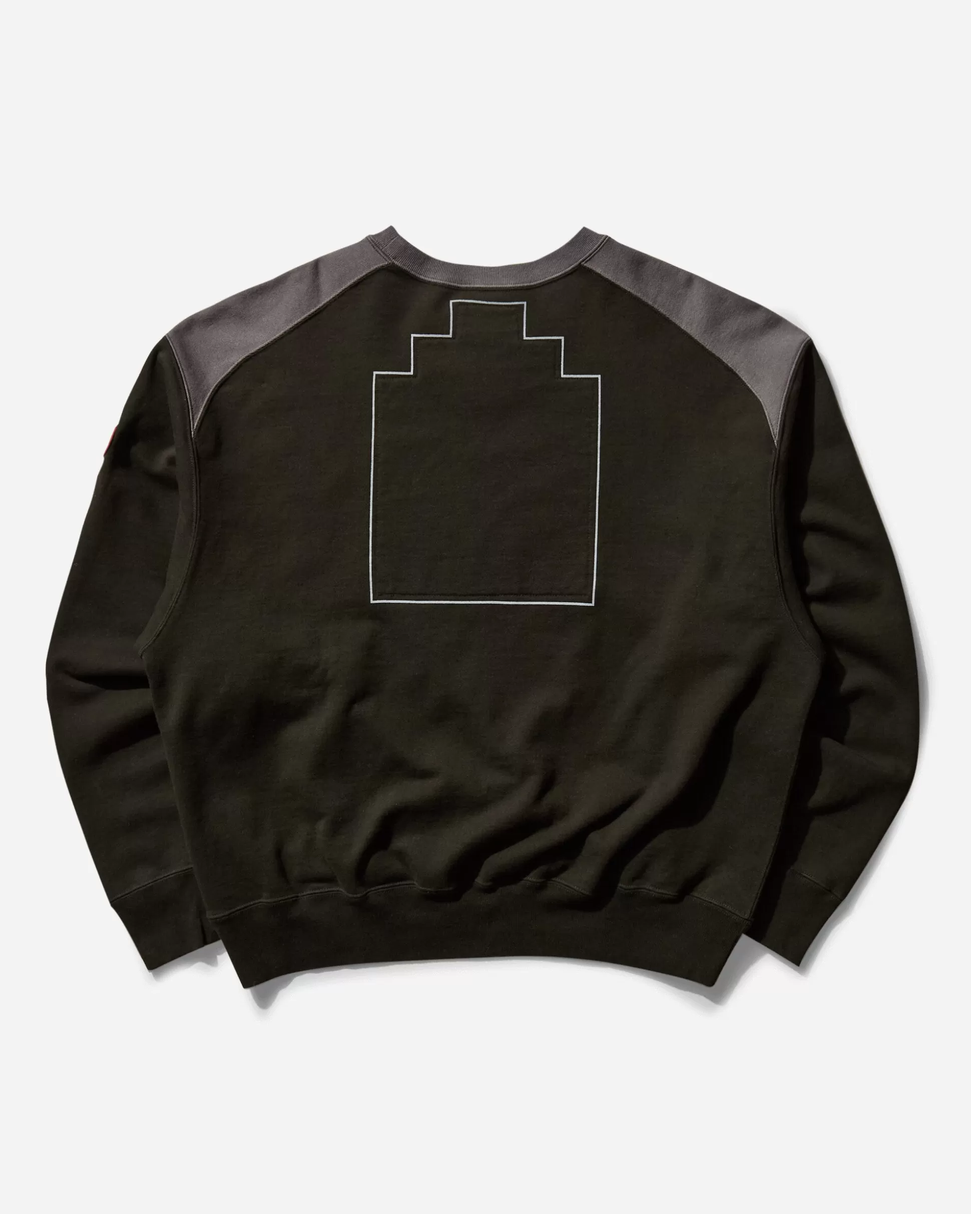 Cav Empt Men's Panel Shoulder Crewneck Sweatshirt Black Store