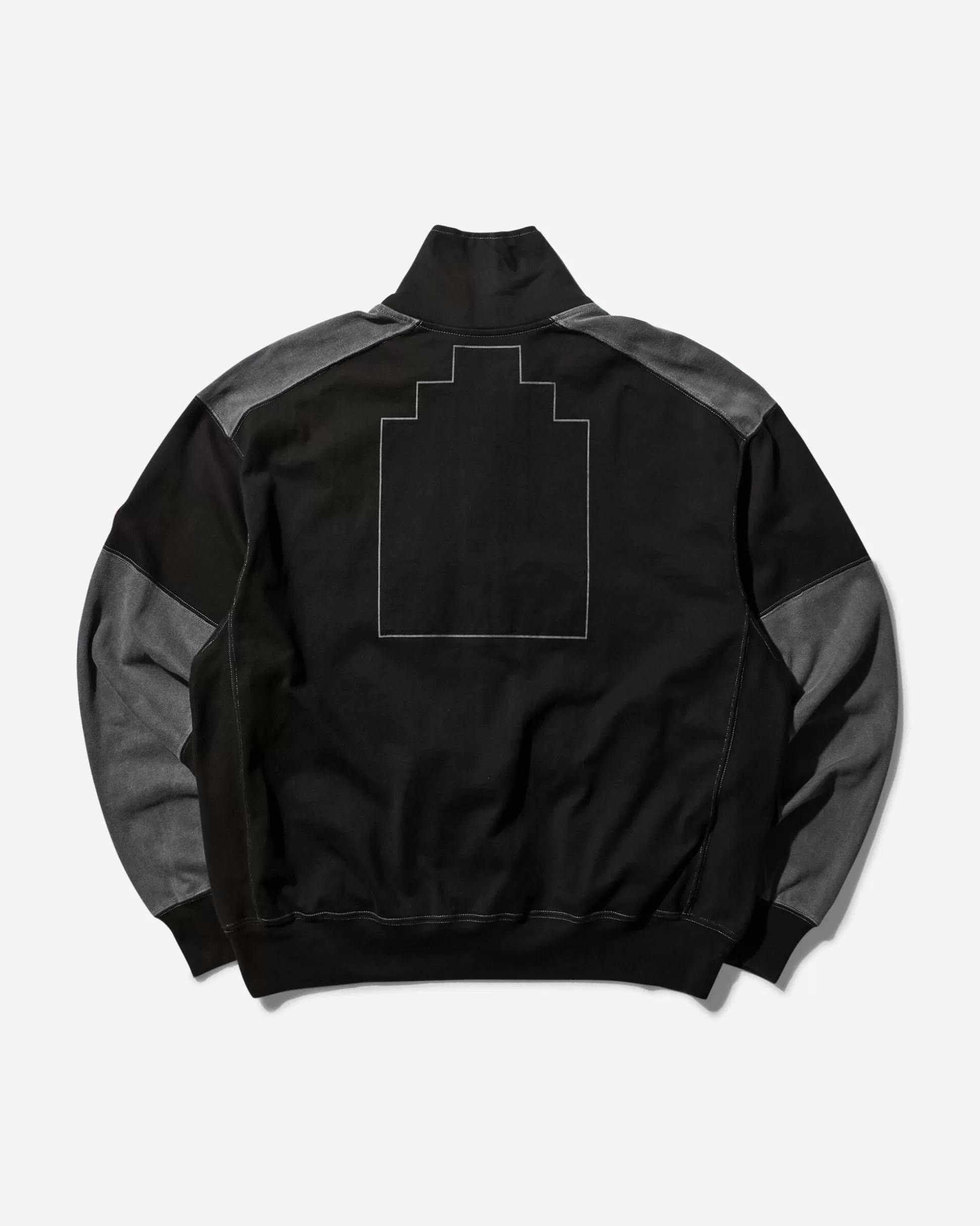 Cav Empt Men's Paneled Light Zip Sweatshirt Black Sale