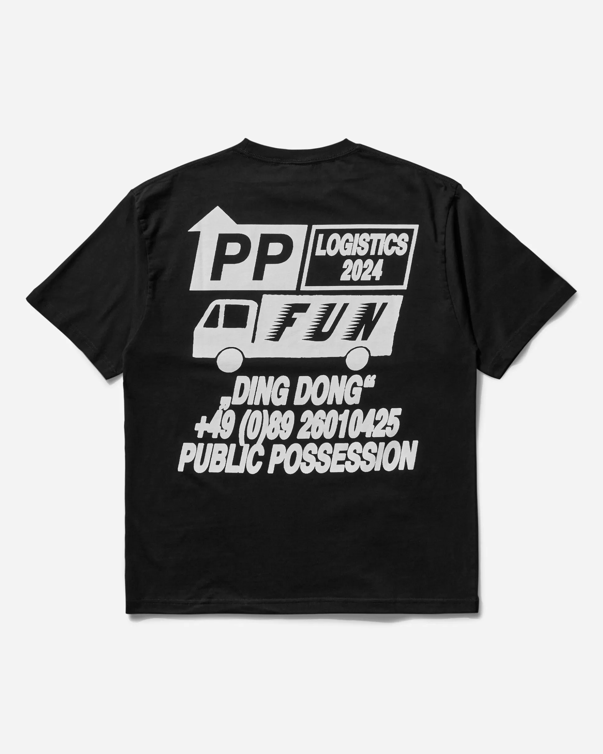 Public Possession Men's P.P. Logistik T-Shirt Anthracite Cheap