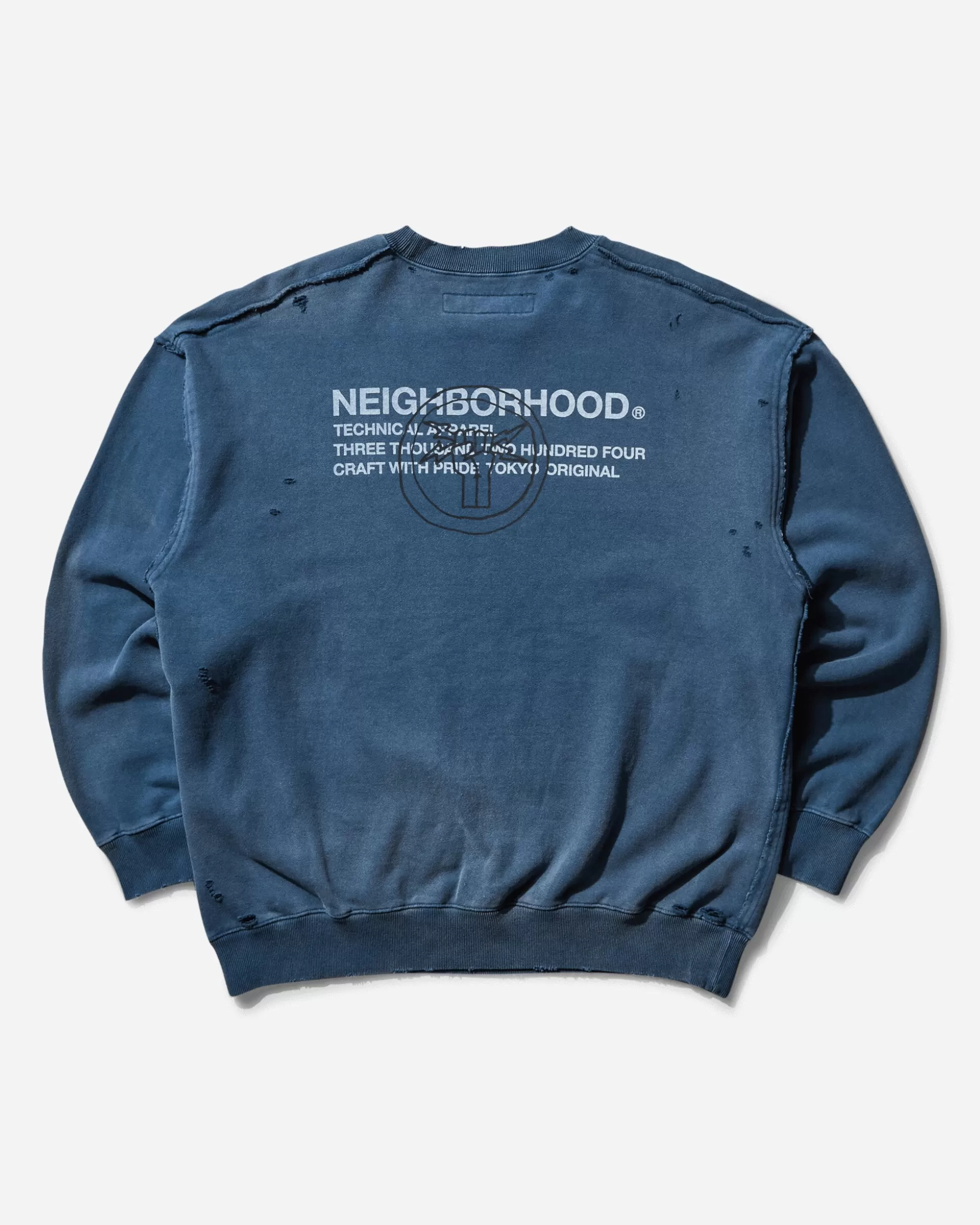Neighborhood Men's Savage Crewneck Sweatshirt Navy Shop