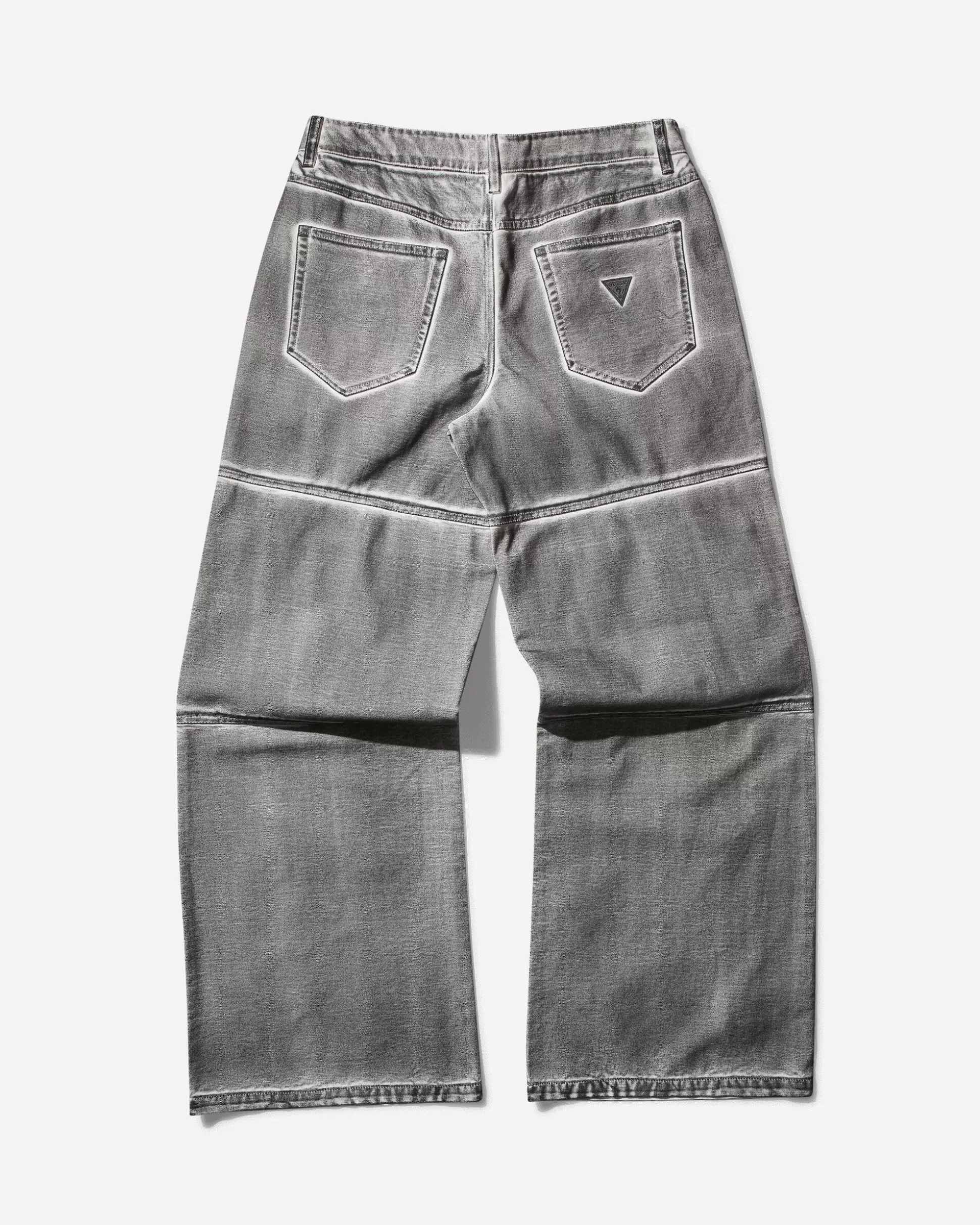 Guess USA Men's Screenprinted Cargo Pants Jet Black New