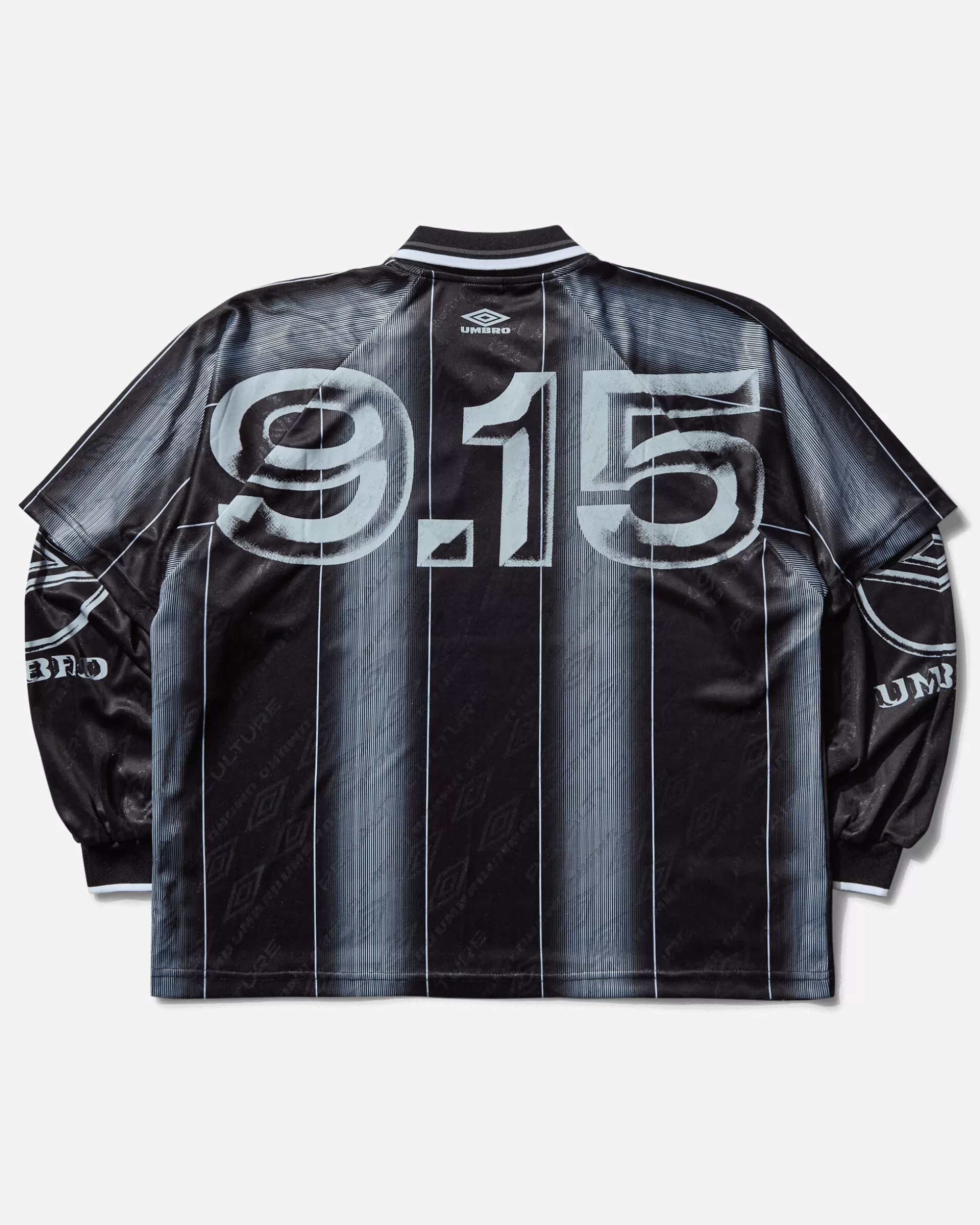 Umbro Men's Soccer V-Neck Longsleeve T-Shirt Black Shop