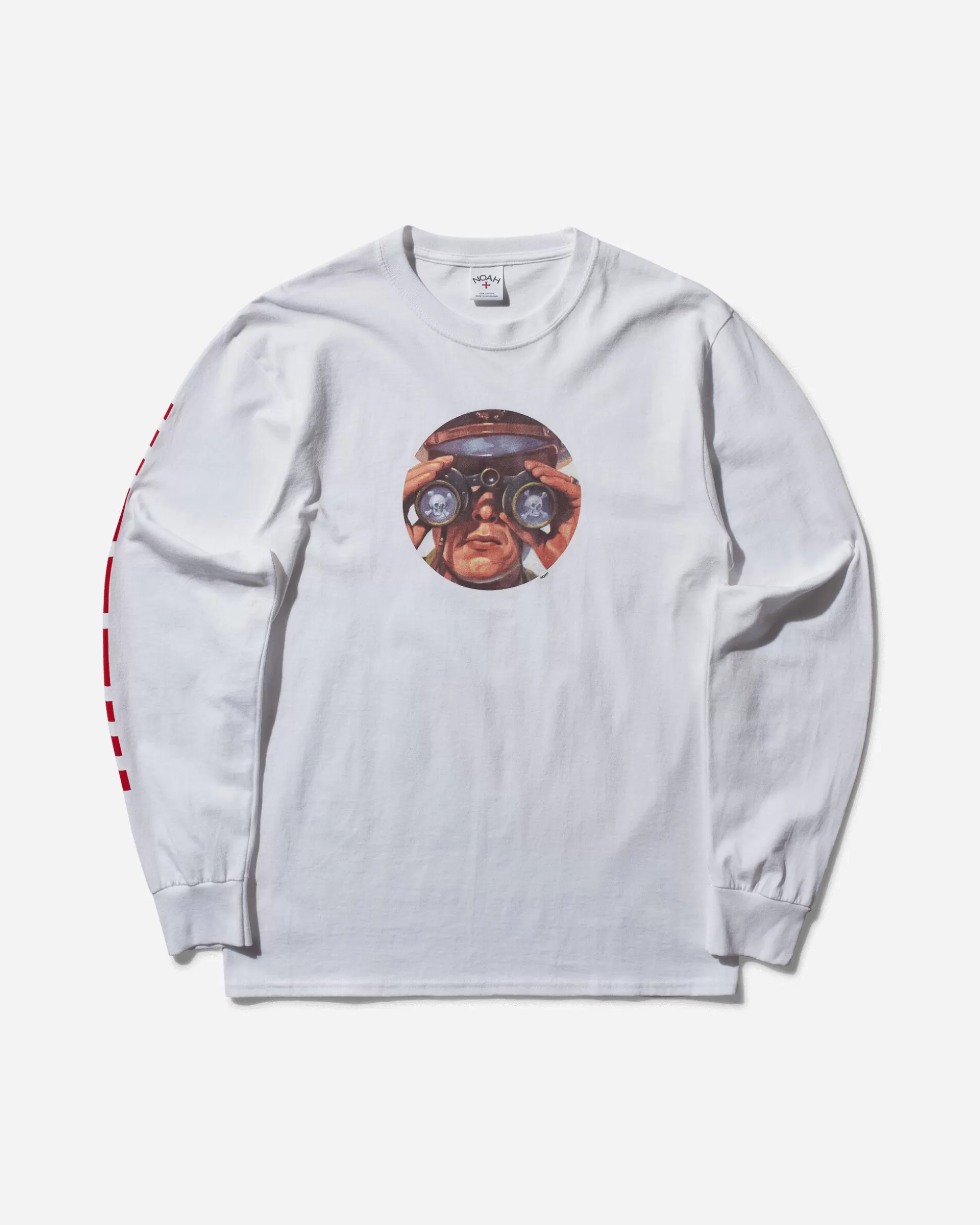 Noah Men's SOS Longsleeve T-Shirt White Cheap