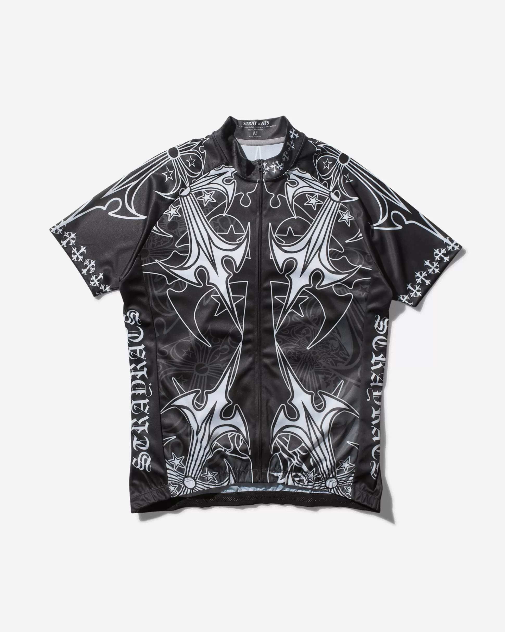Stray Rats Men's Star Cross Cycling Jersey Black Best