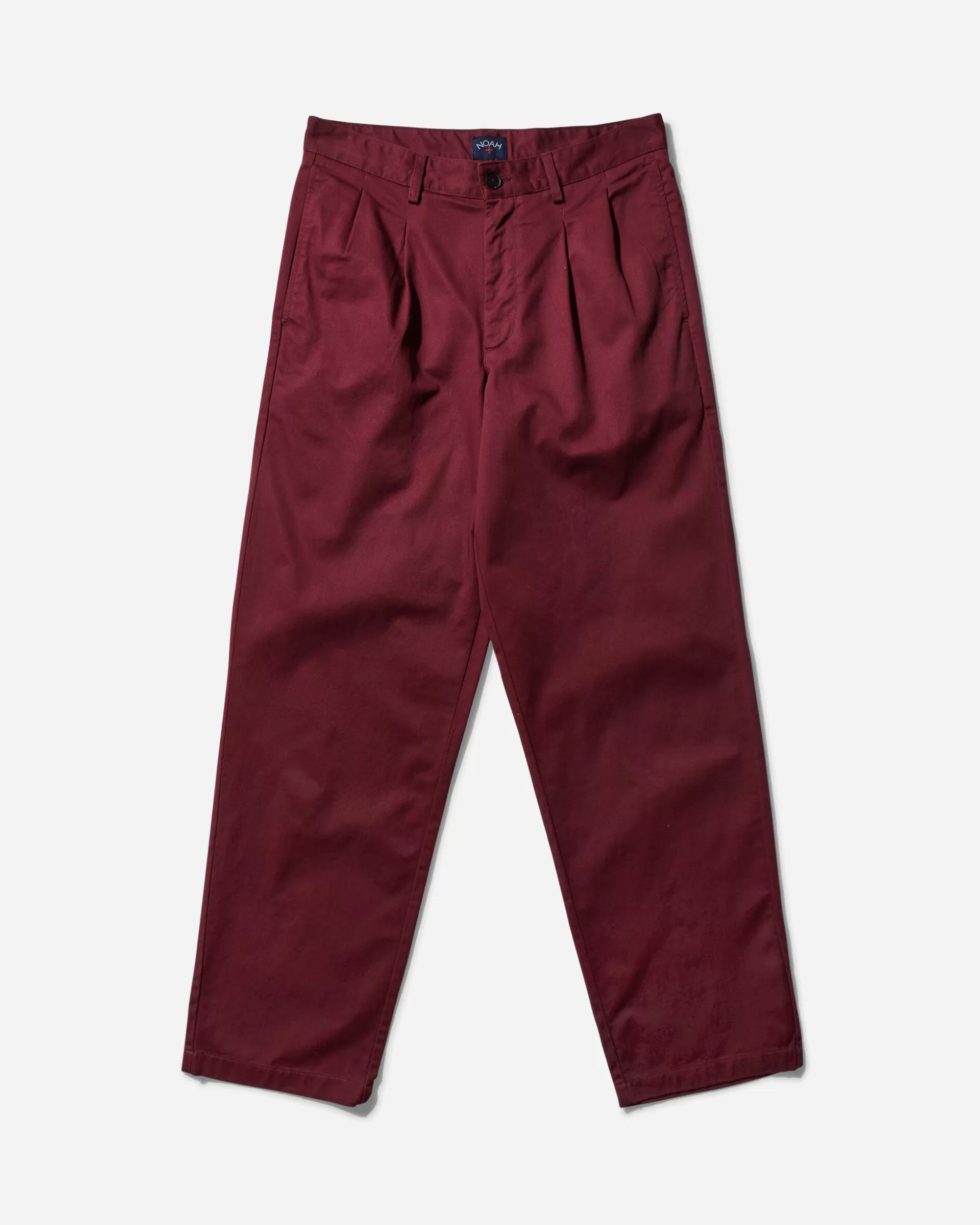 Noah Men's Twill Double-Pleat Pants Wine Shop