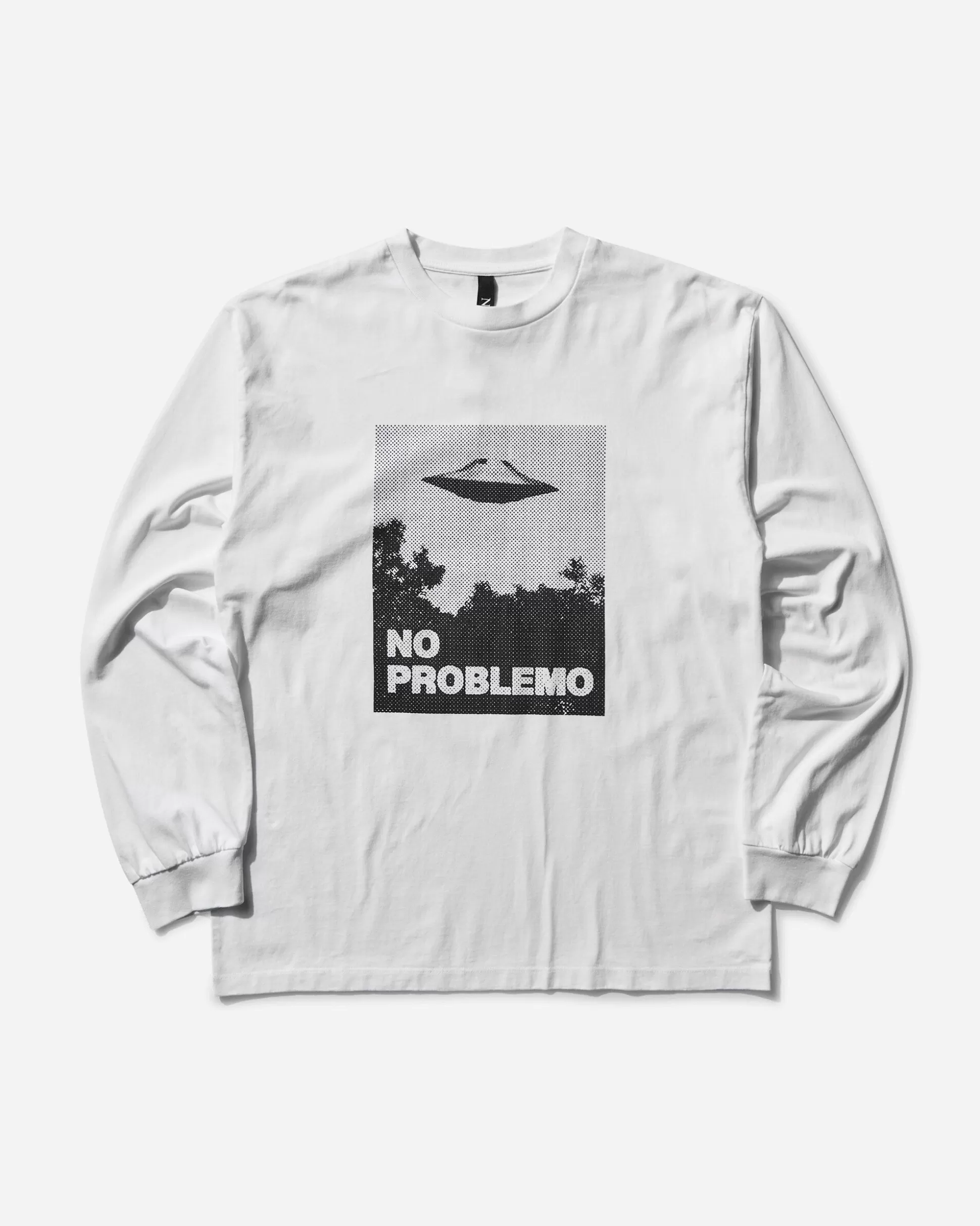No Problemo Men's Visitors Longsleeve T-Shirt White Cheap