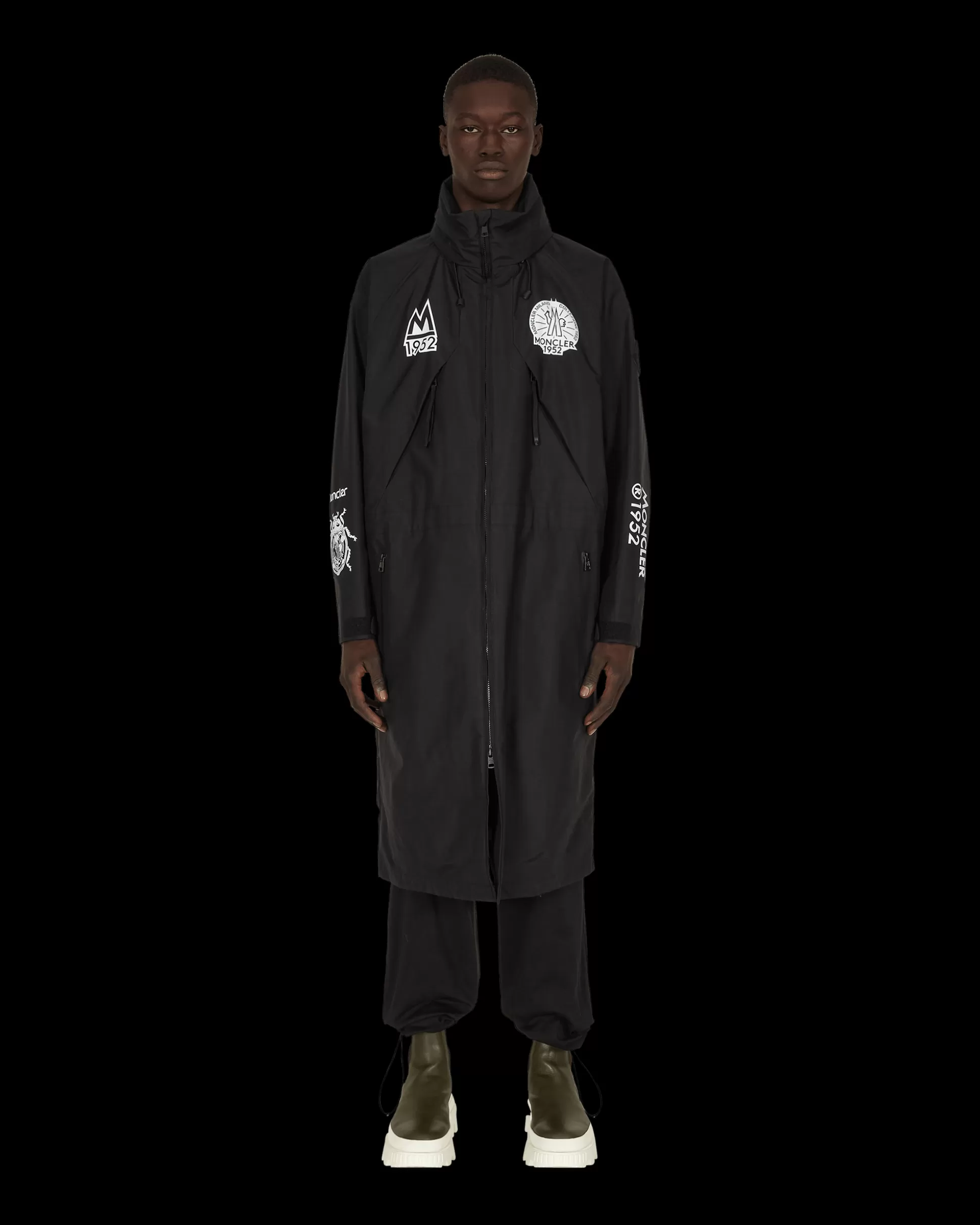 Moncler Genius 2 Moncler 1952 Arakawa Parka Black Hot