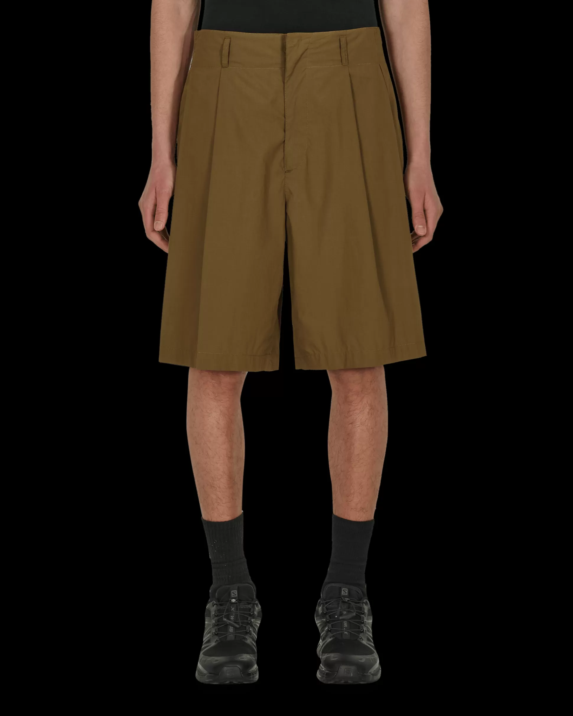 Moncler Genius 2 Moncler 1952 Cotton Poplin Shorts Green New