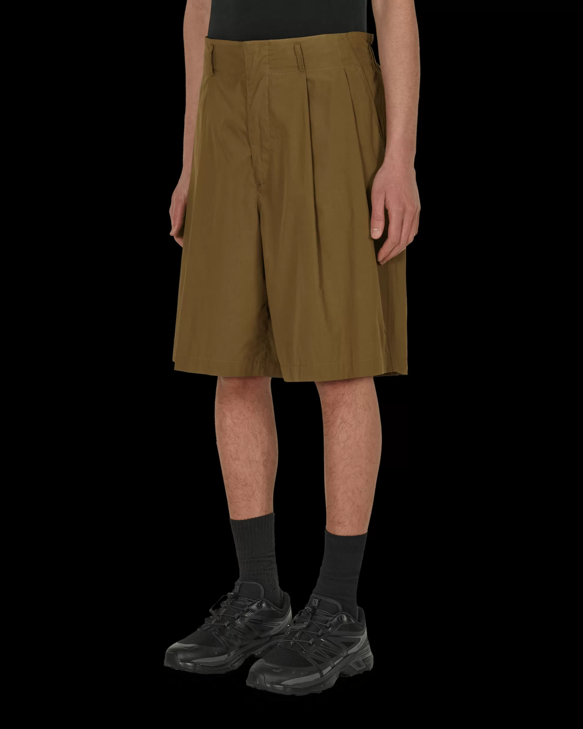 Moncler Genius 2 Moncler 1952 Cotton Poplin Shorts Green New