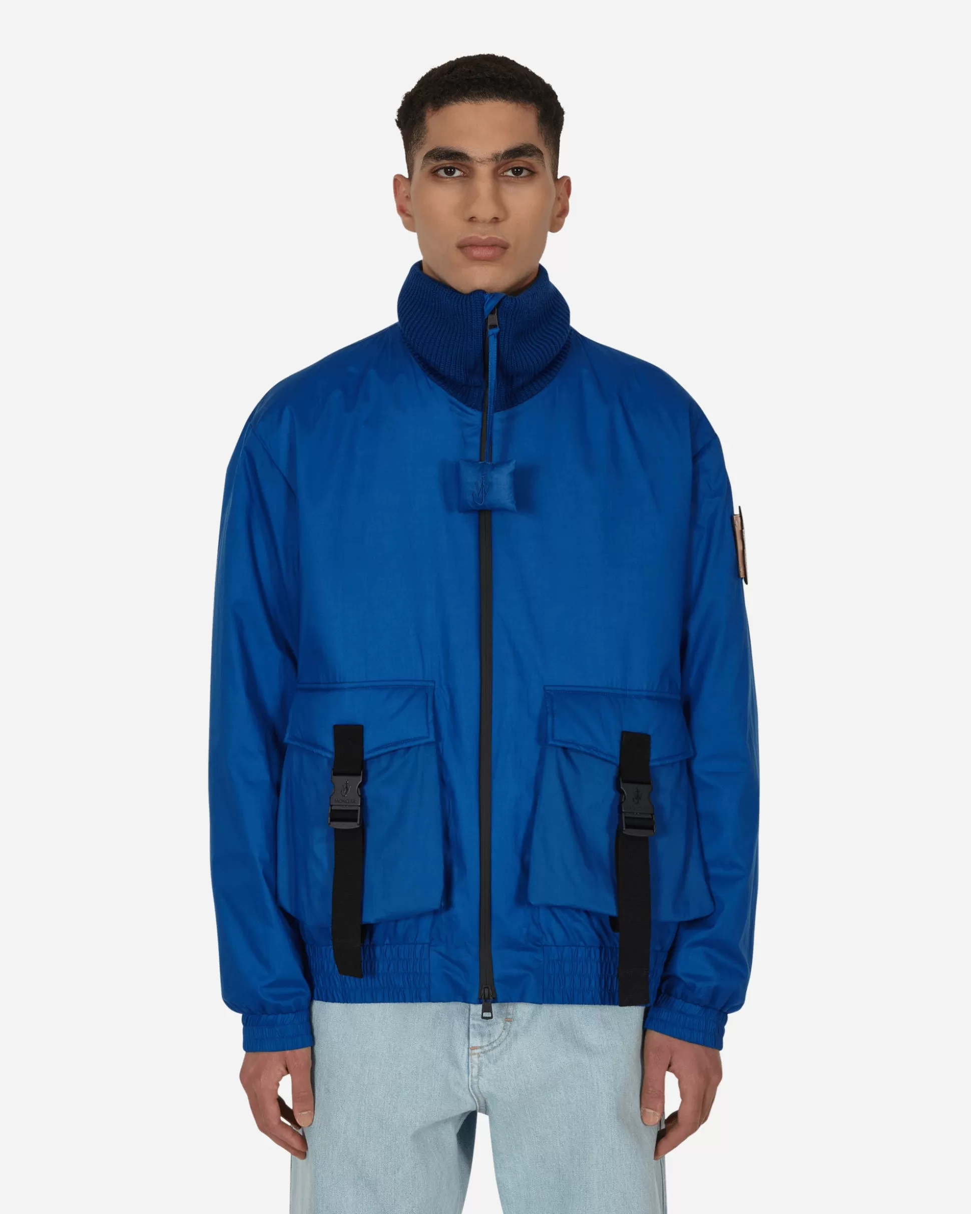 Moncler Genius 1 Moncler JW Anderson Skiddaw Down Jacket Blue Clearance