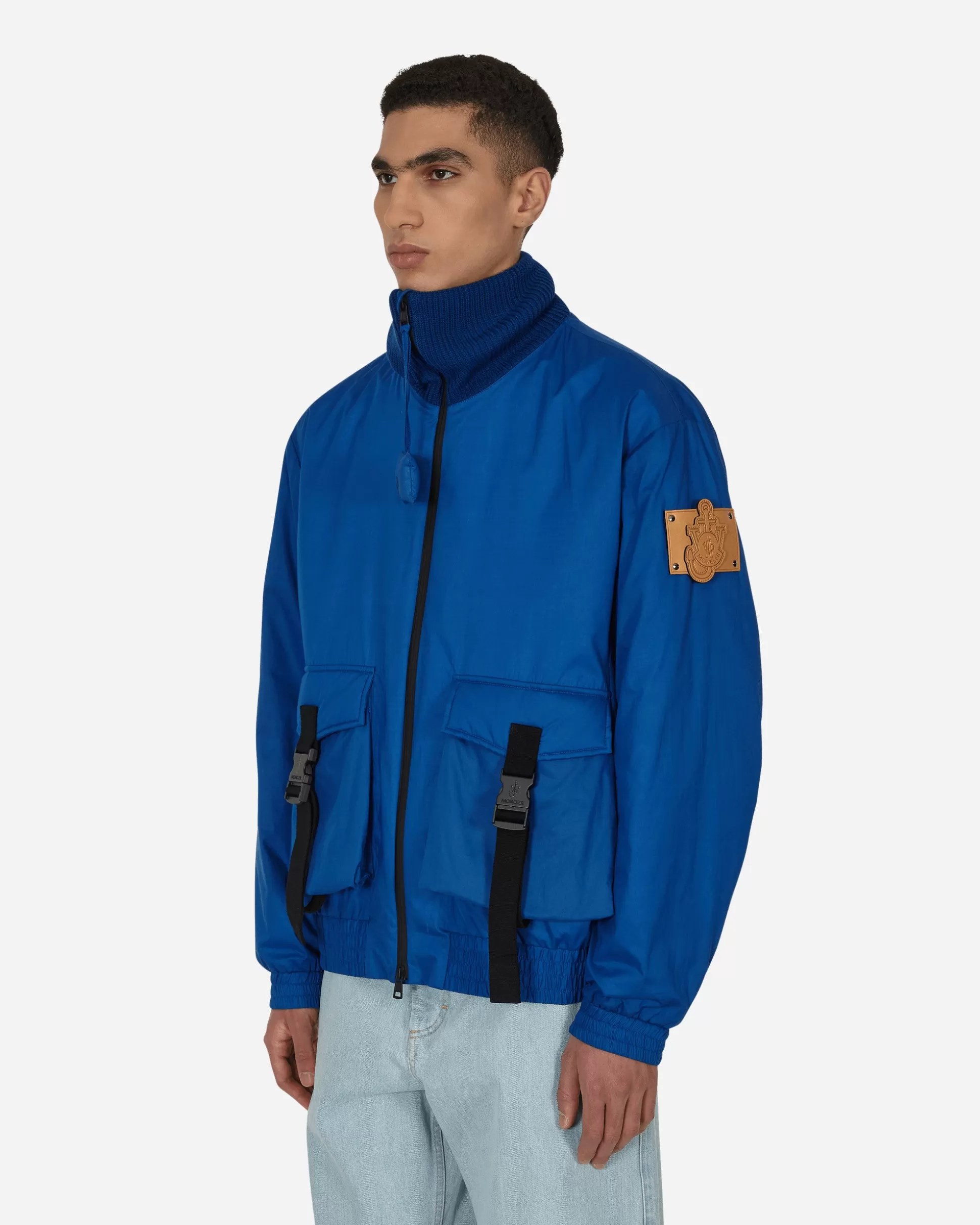Moncler Genius 1 Moncler JW Anderson Skiddaw Down Jacket Blue Clearance