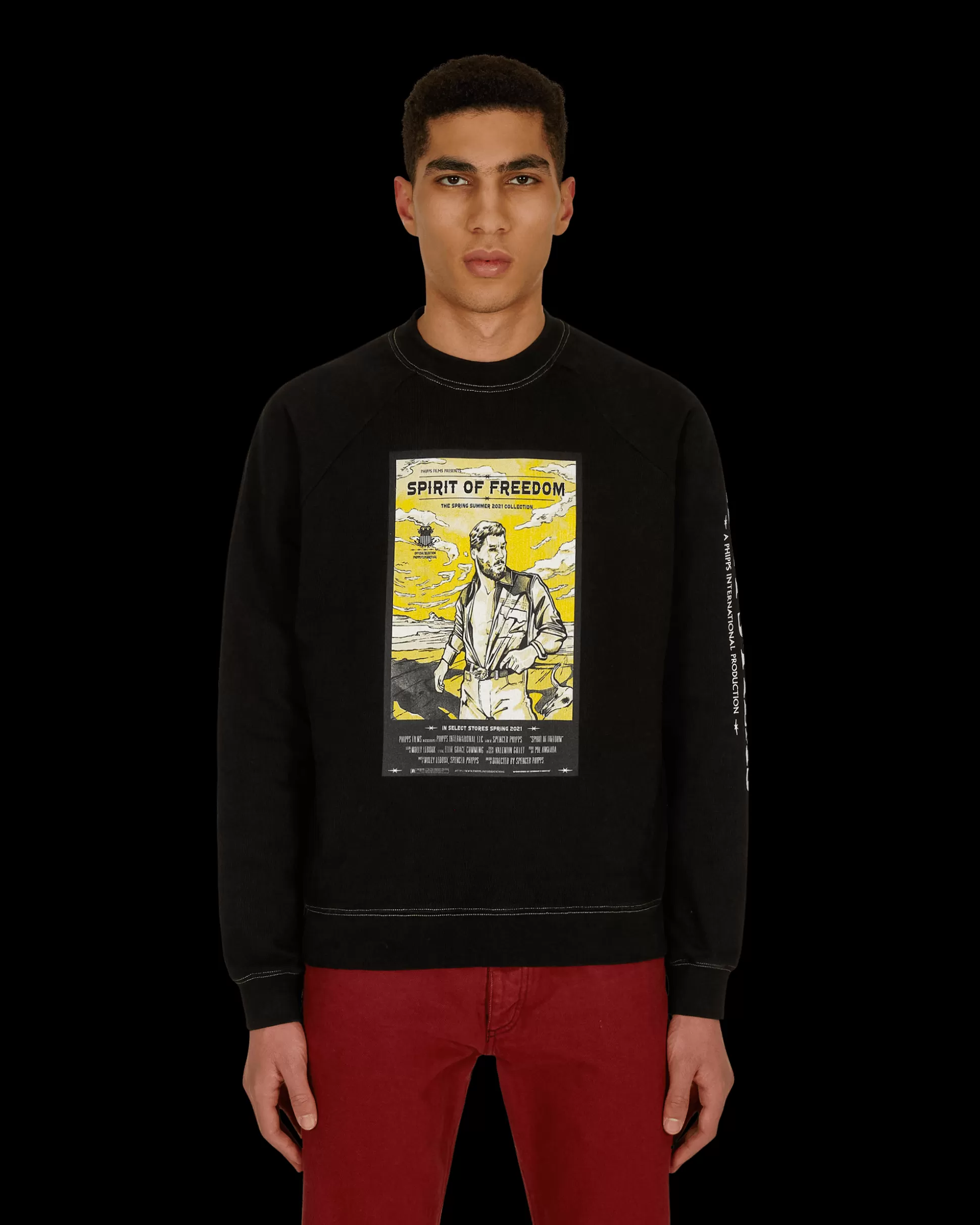 Phipps Movie Merch Crewneck Sweatshirt Black Hot