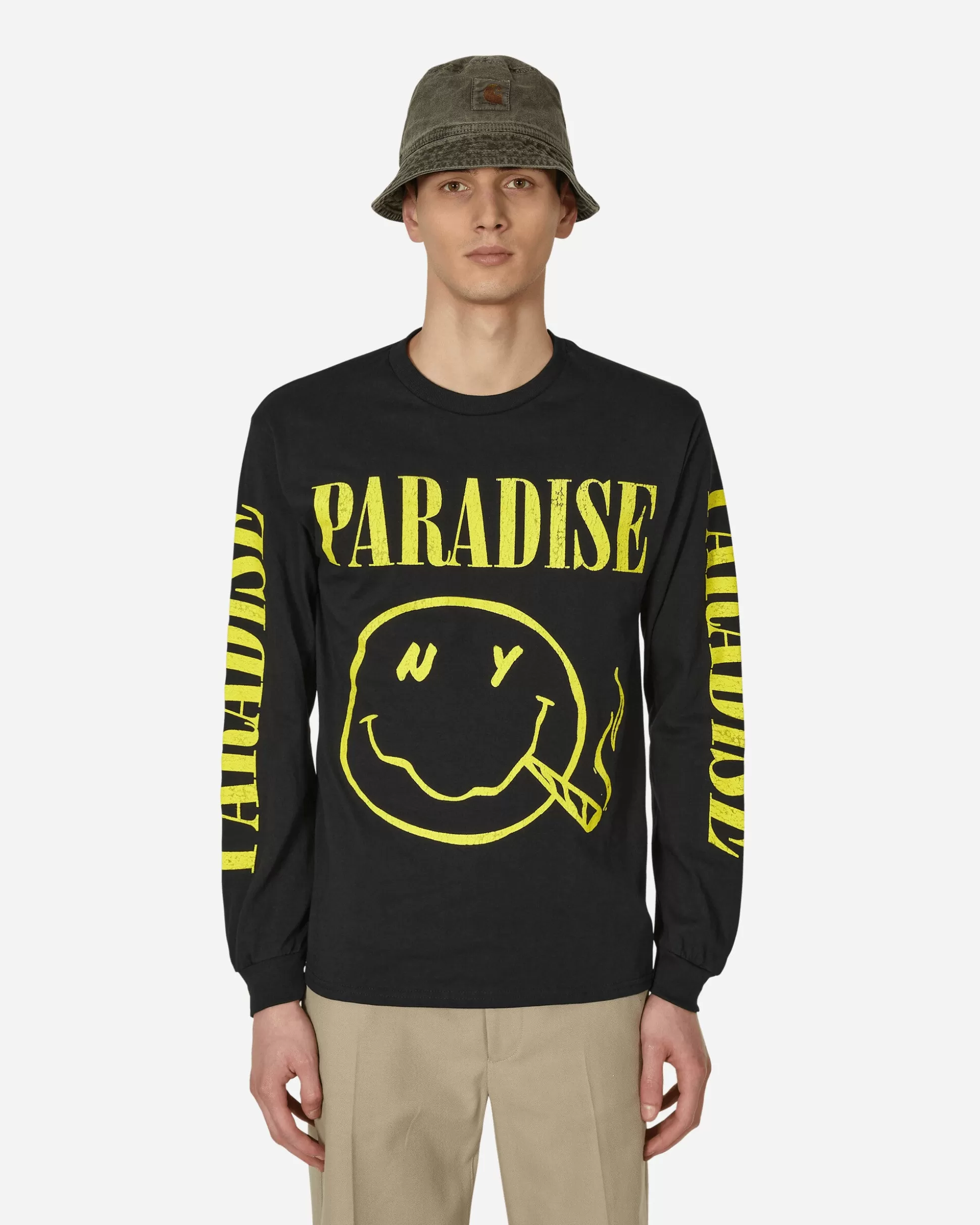 Paradis3 Nirvana In Longsleeve T-Shirt Black Cheap