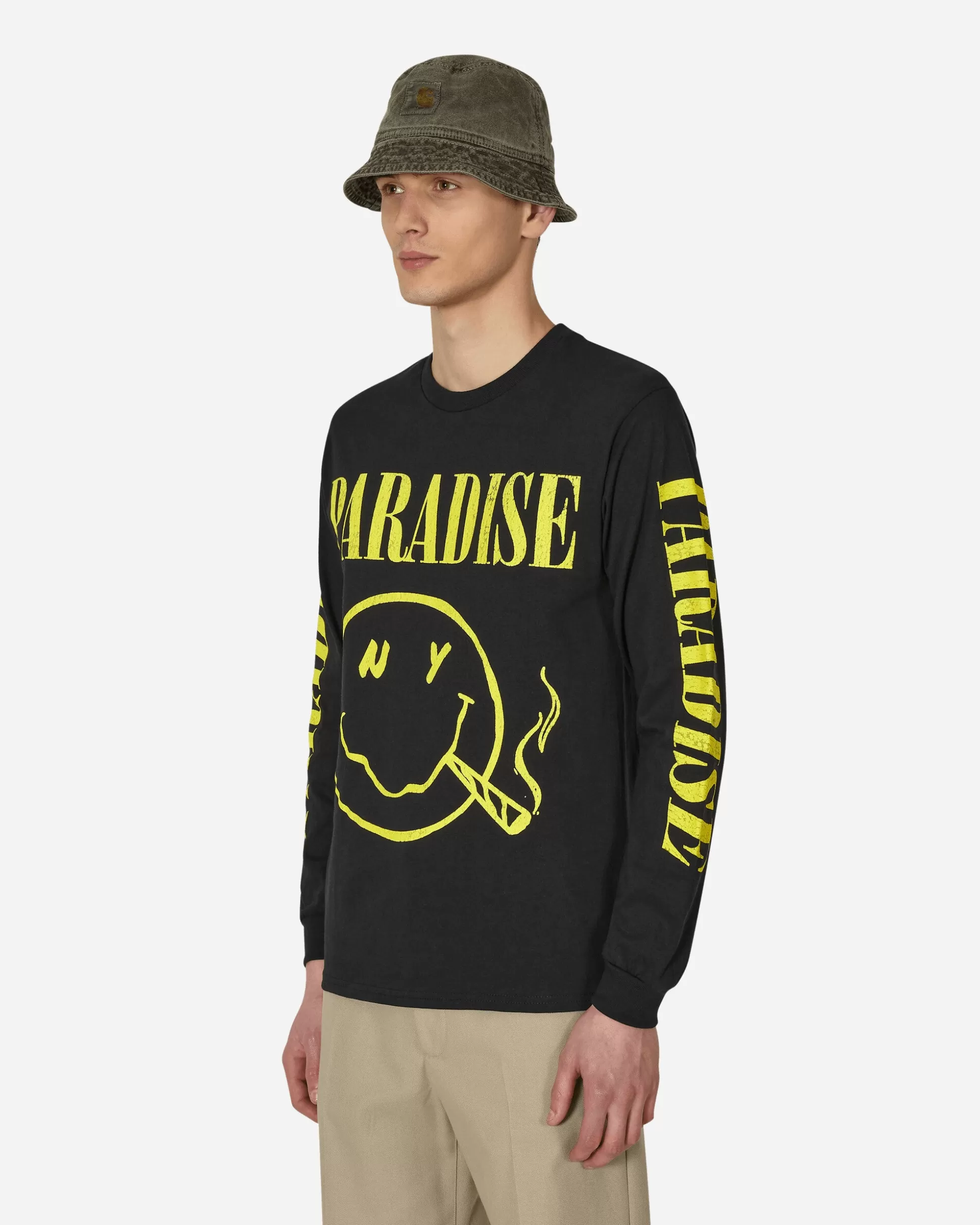 Paradis3 Nirvana In Longsleeve T-Shirt Black Cheap