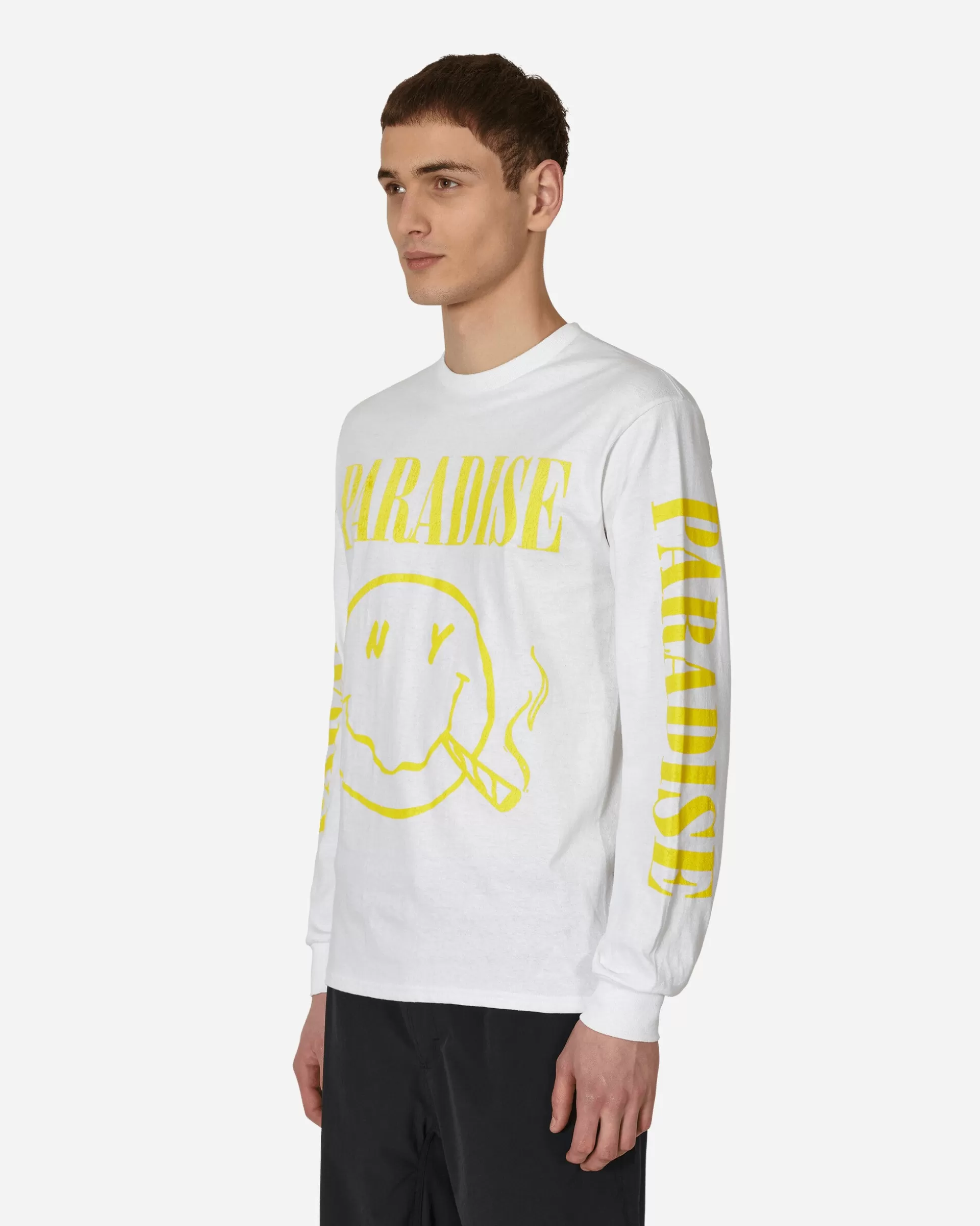 Paradis3 Nirvana In Longsleeve T-Shirt White Shop