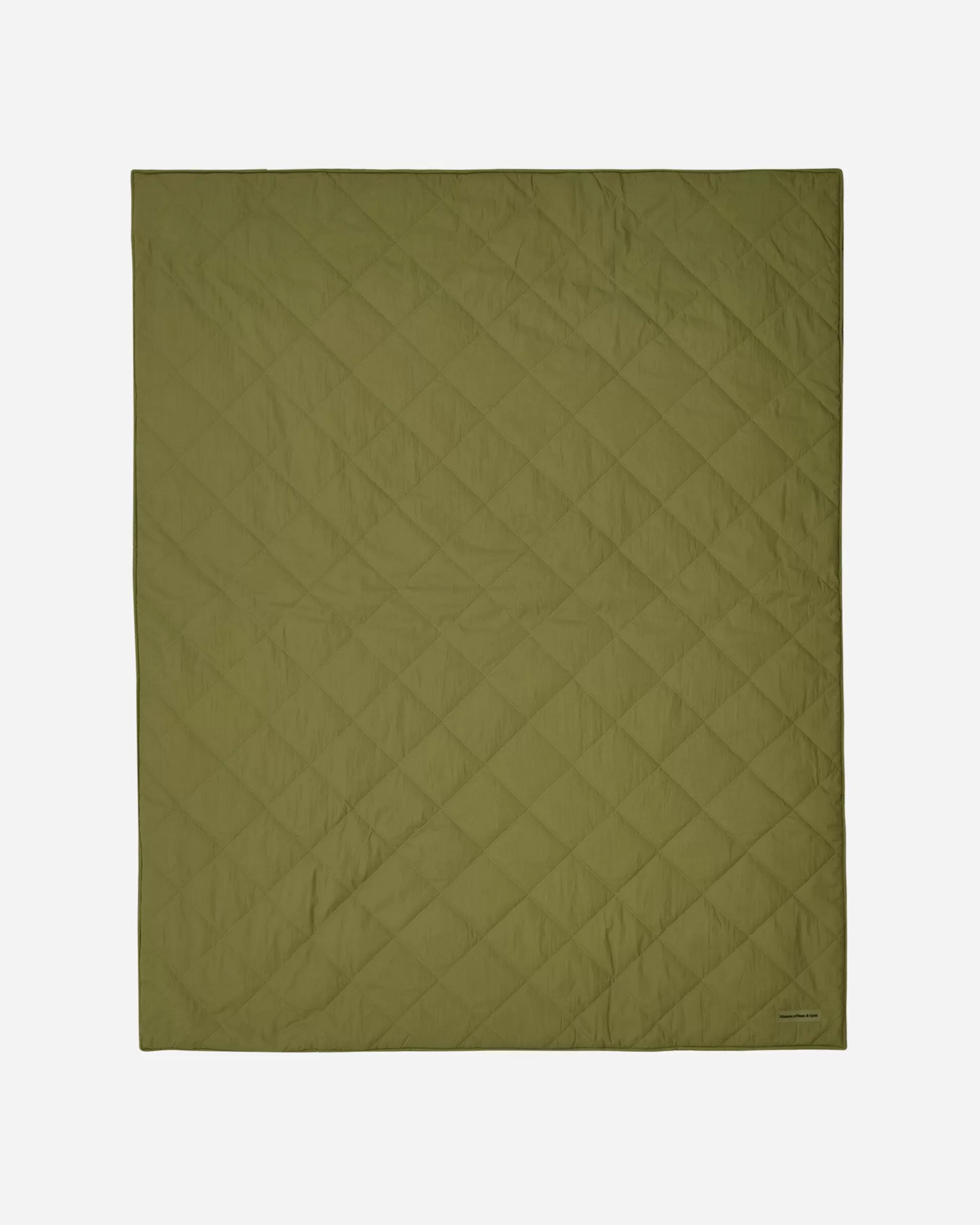 Museum of Peace & Quiet Nylon Reversible Throw Blanket Olive Best Sale