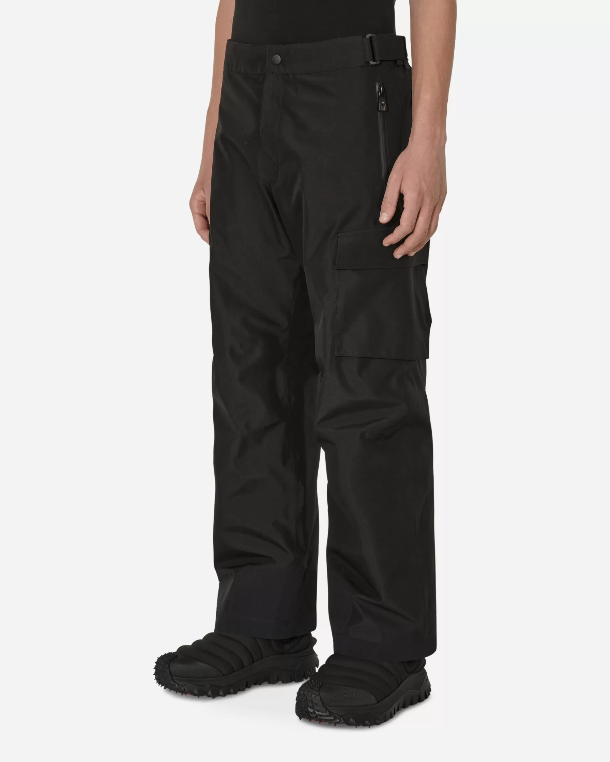 Moncler Grenoble Nylon Ski Trousers Black Cheap