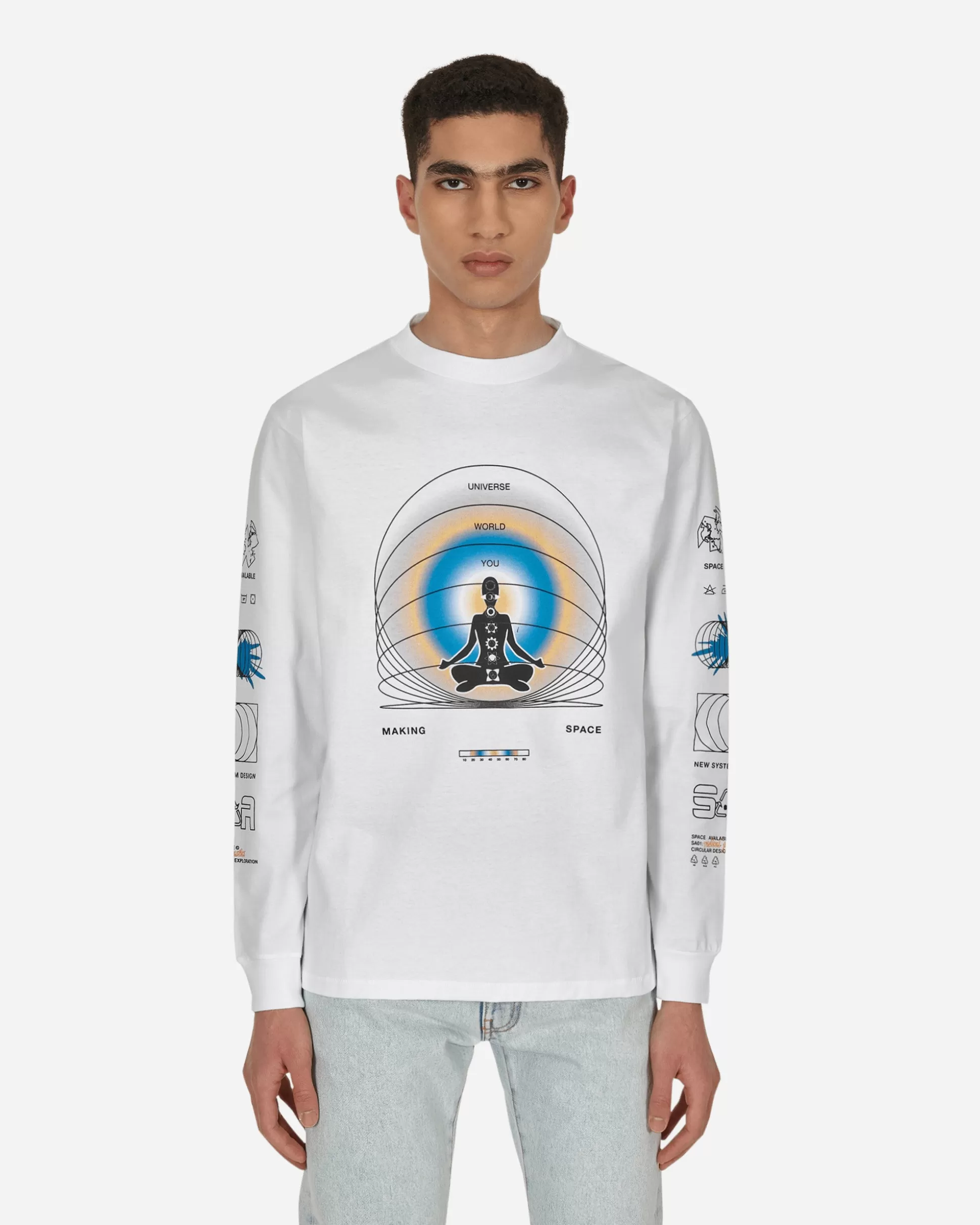 Space Available Oneness Longsleeve T-Shirt White Sale