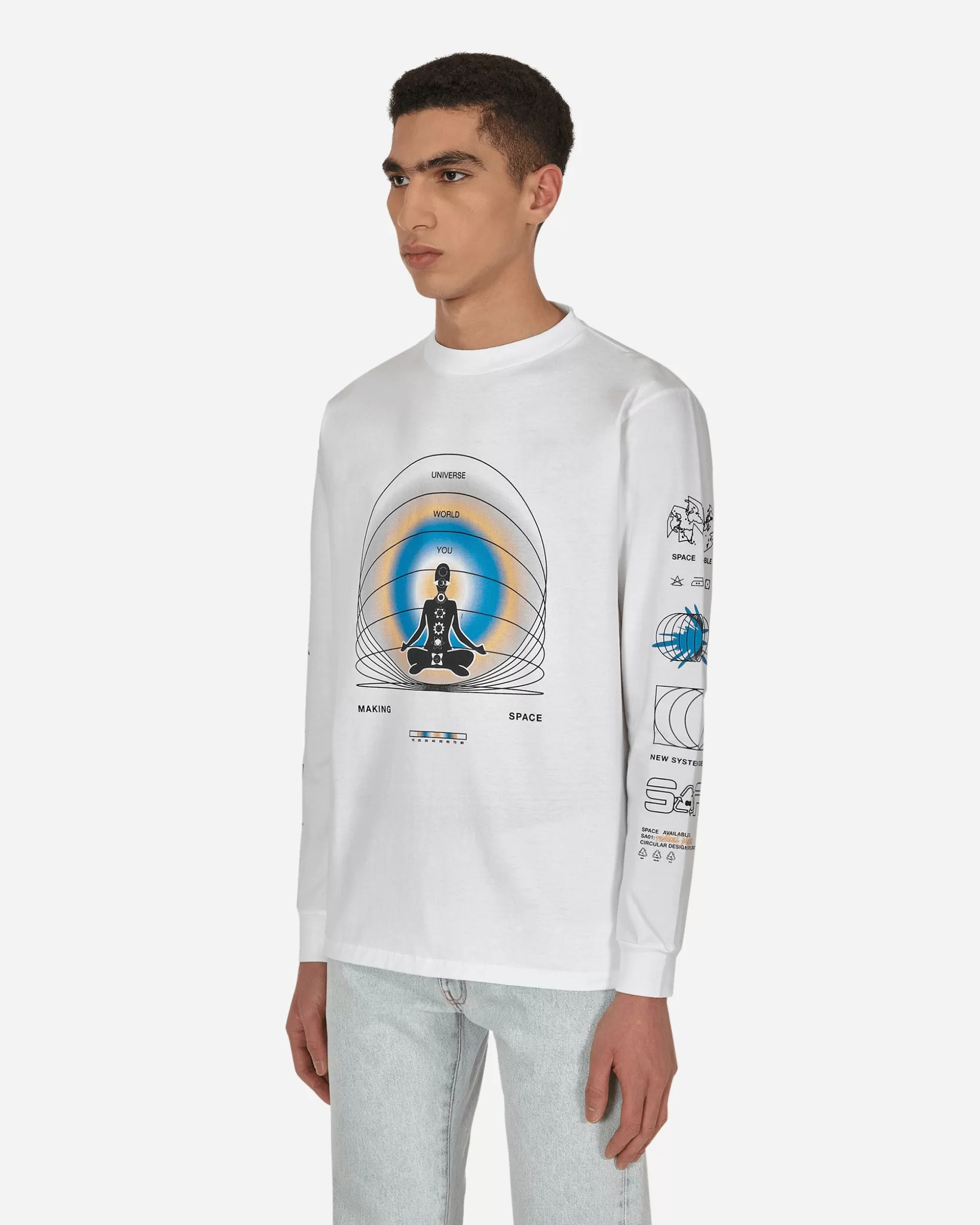 Space Available Oneness Longsleeve T-Shirt White Sale
