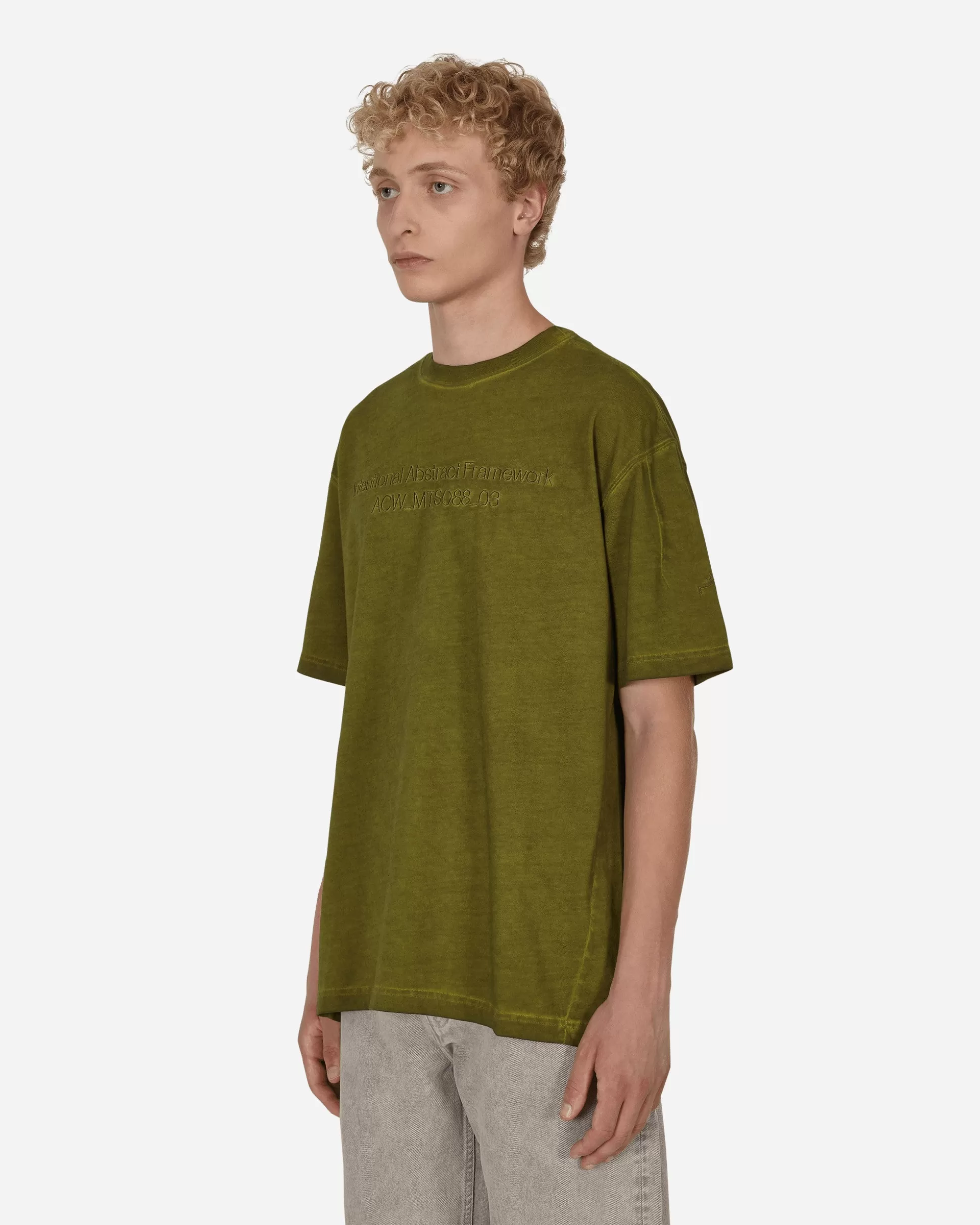 A-Cold-Wall* Overdye T-Shirt Green Store