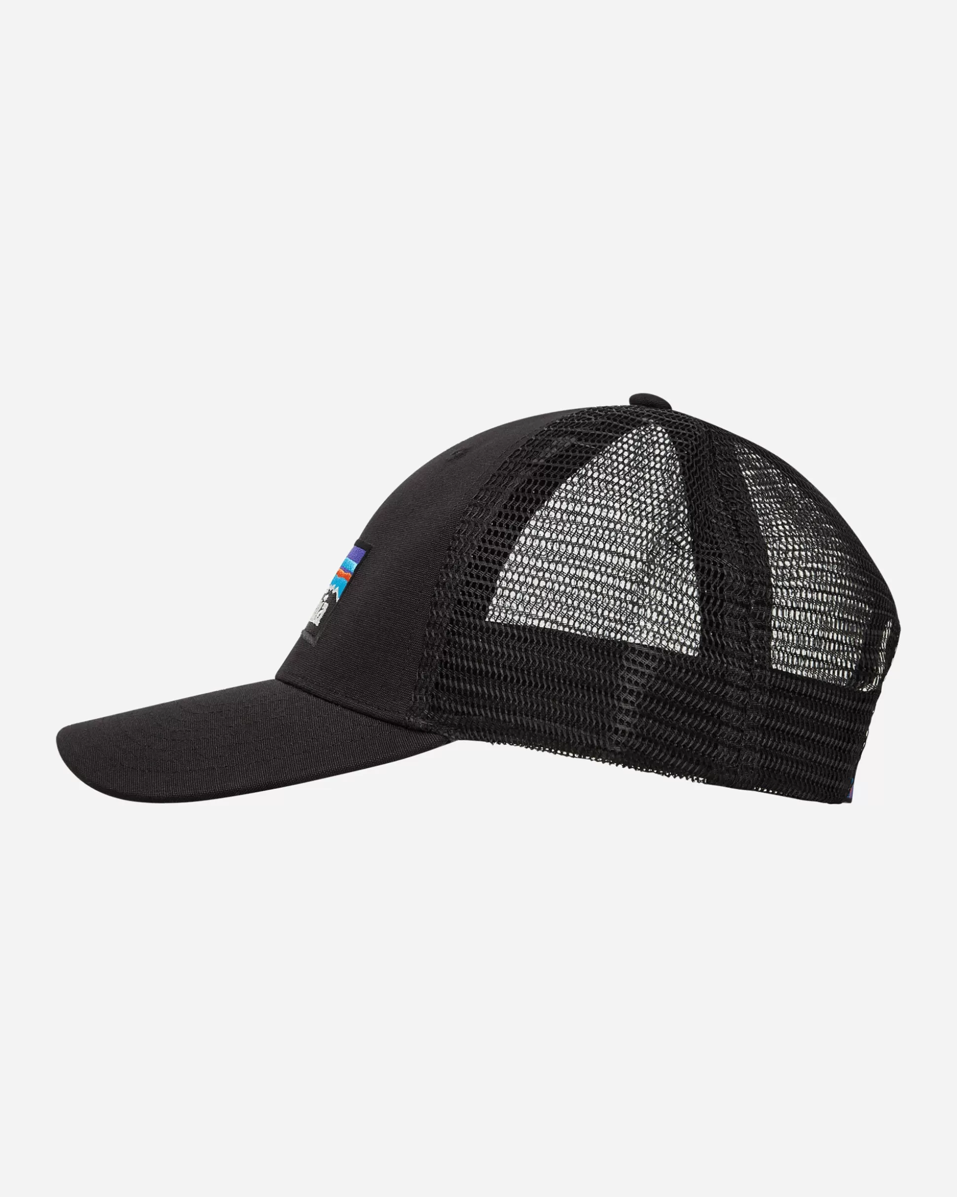 Patagonia P-6 Logo Lopro Trucker Hat Black Flash Sale