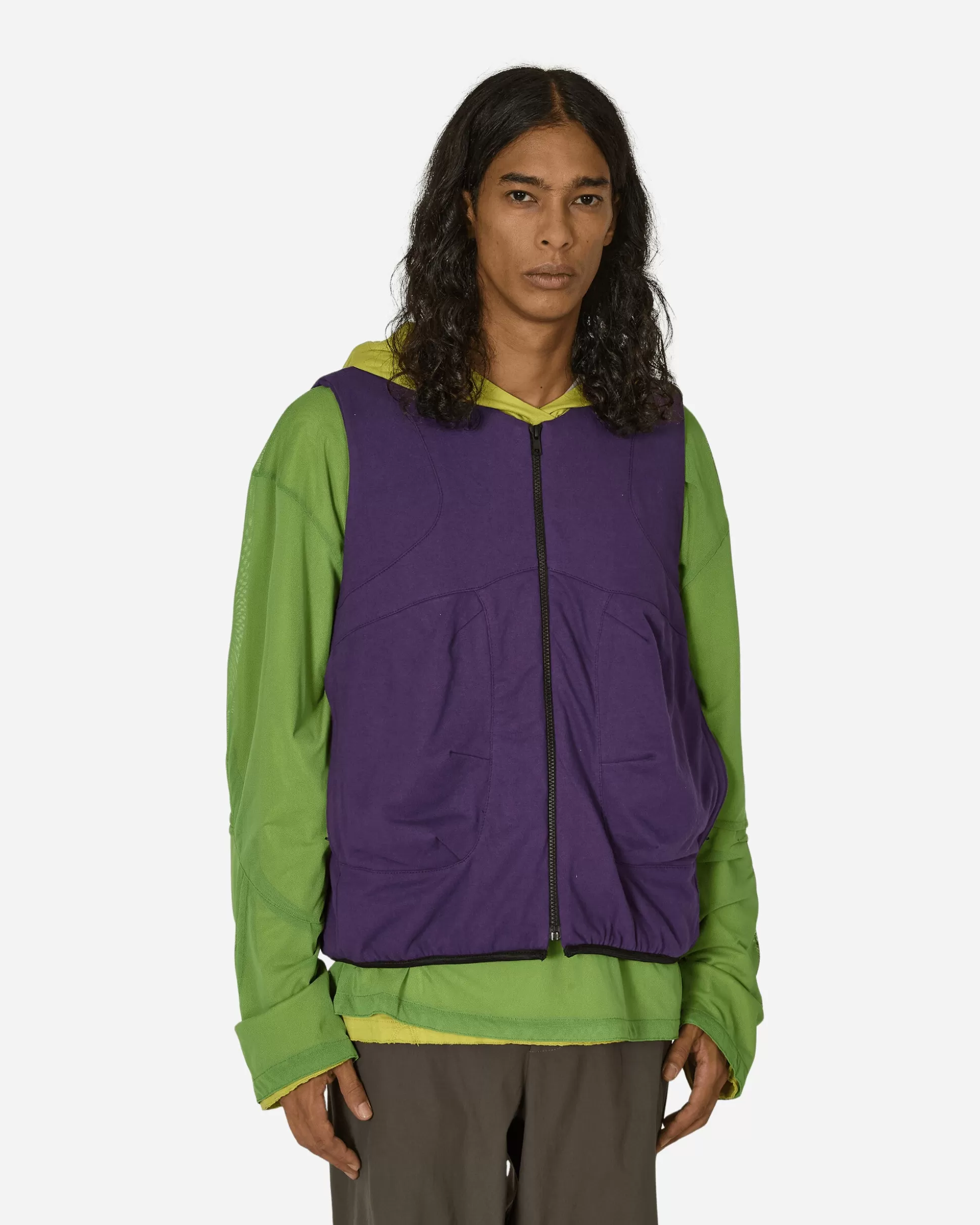 GR10K Padded Jersey Vest Starling Purple Shop