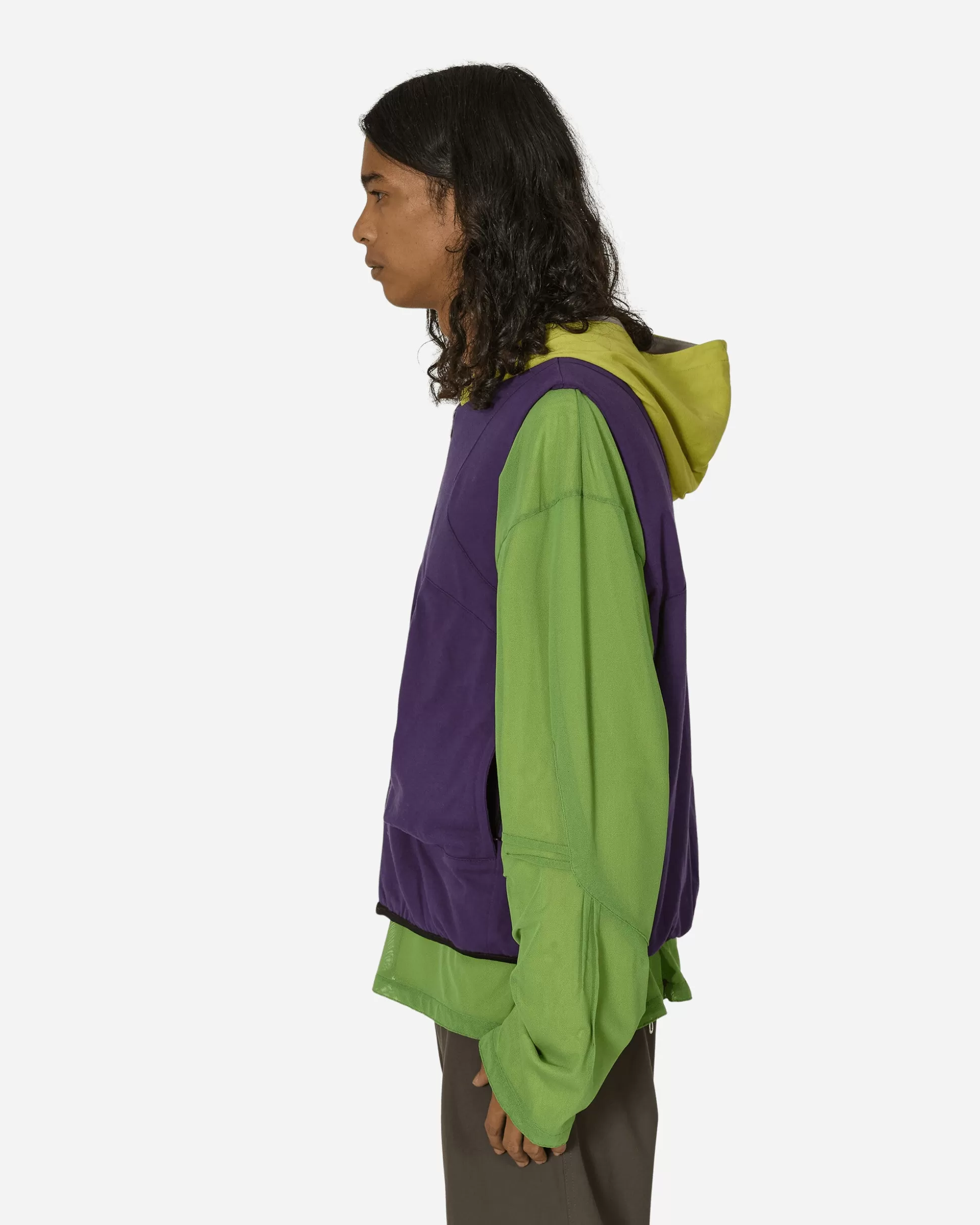 GR10K Padded Jersey Vest Starling Purple Shop