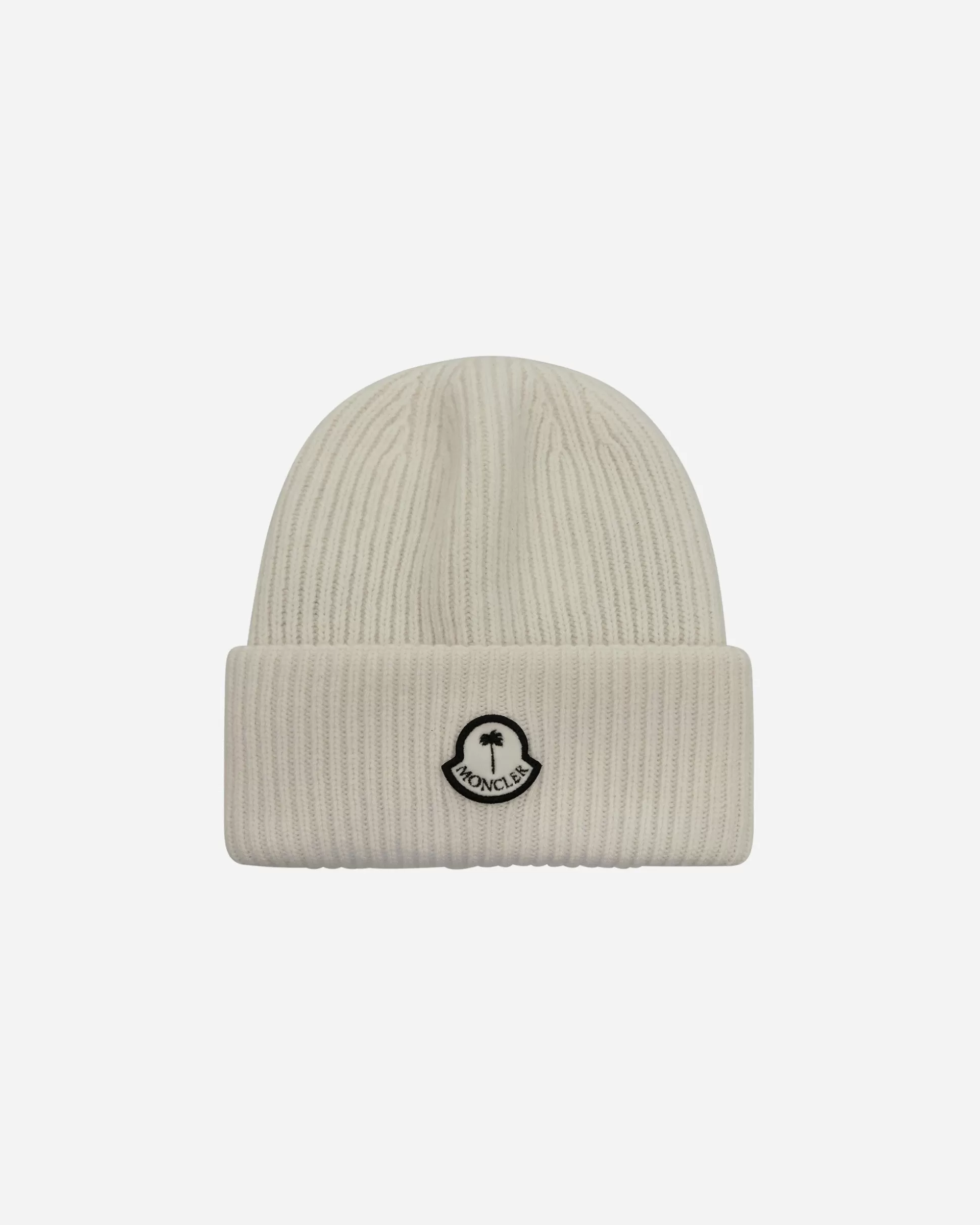 Moncler Genius Palm Angels Wool Beanie White Cheap