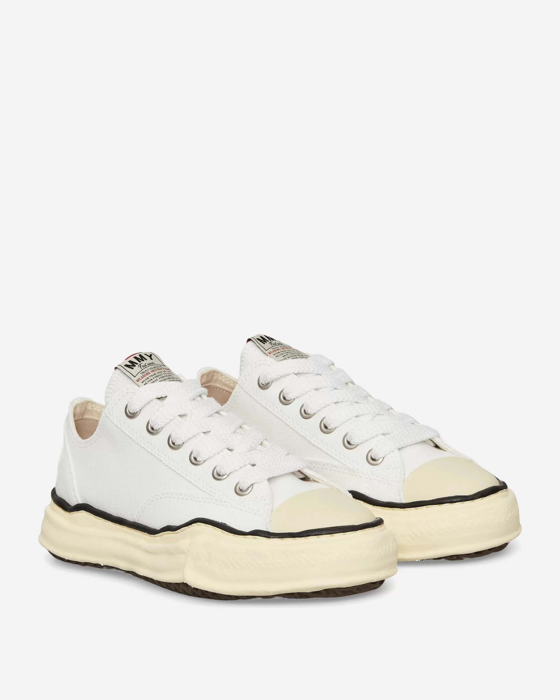 Maison MIHARA YASUHIRO Peterson VL OG Sole Canvas Low Sneakers White Fashion